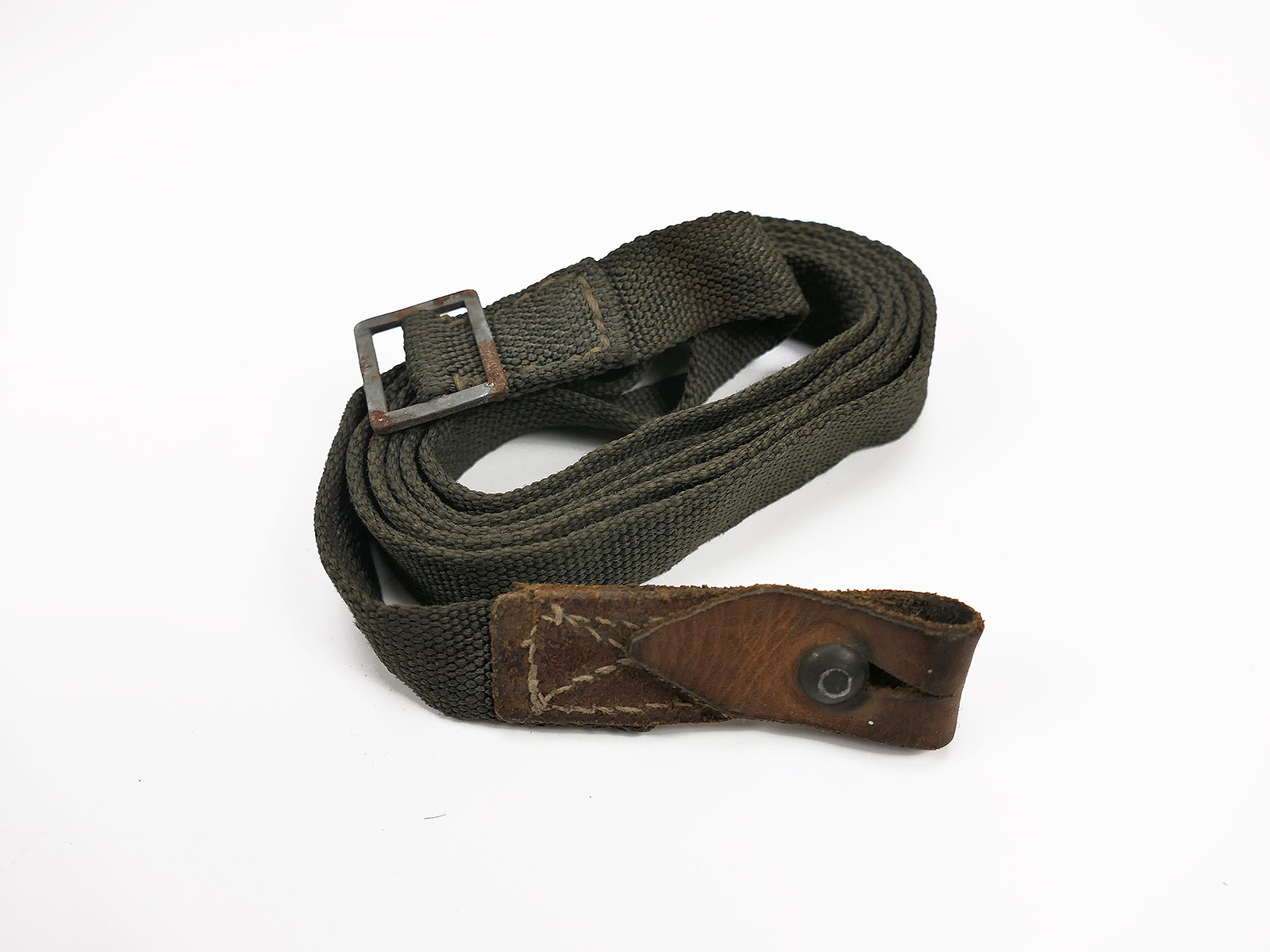 Original long strap gas mask box long strap with leather gas mask container