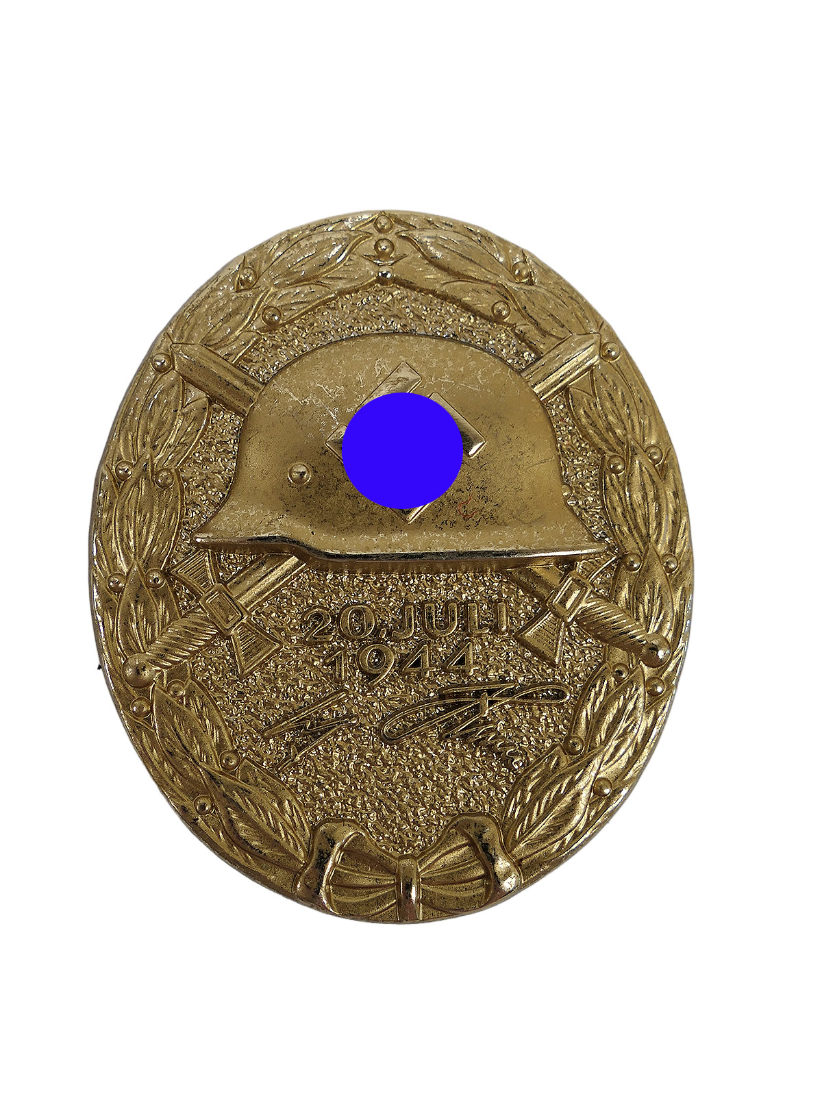 Wehrmacht Wound Badge in Gold, 20 July 1944, with manufacturer’s mark