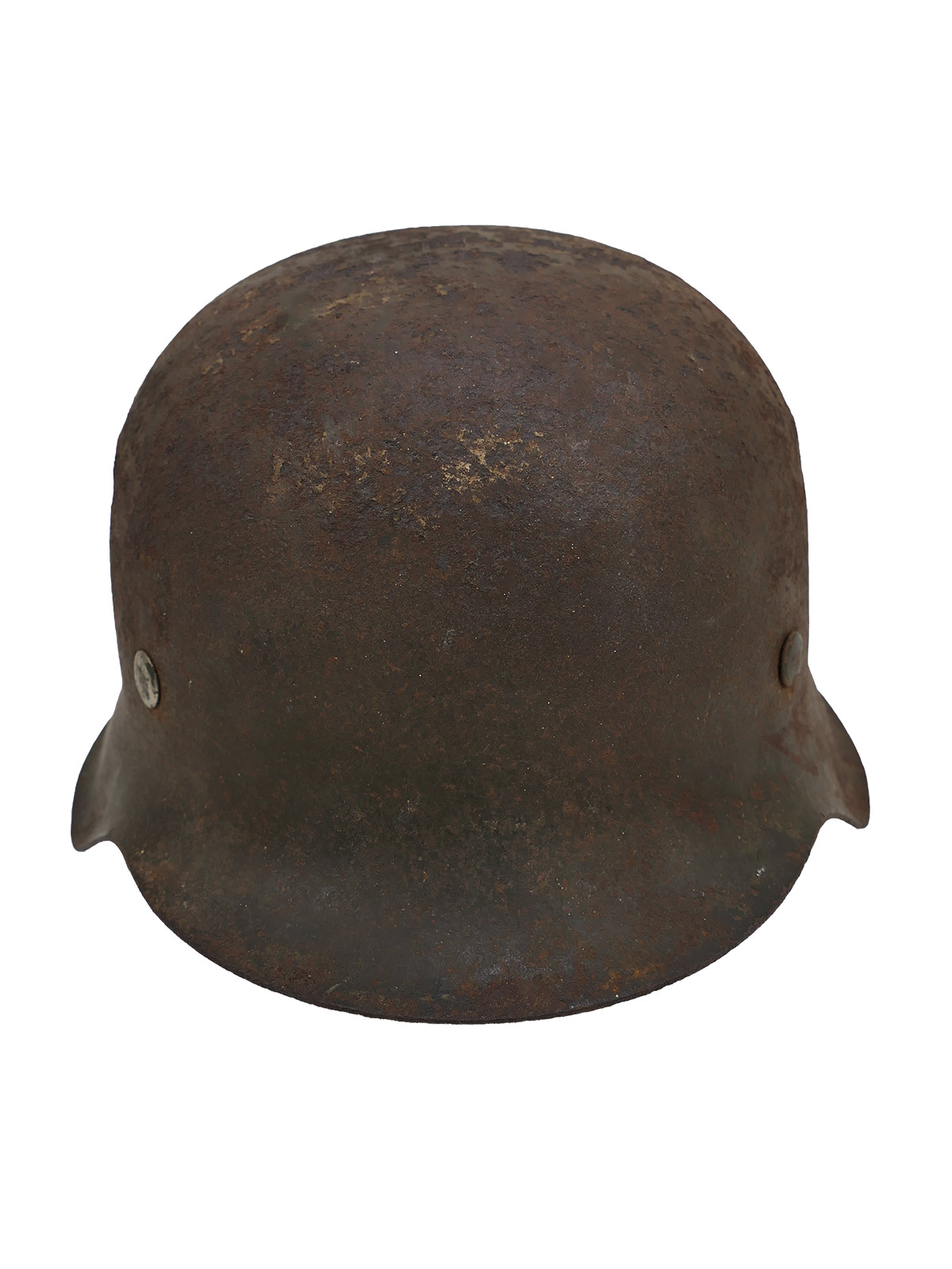 Wehrmacht SD M42 steel helmet with helmet lining and chin strap – ORIGINAL FIND FROM A BARN