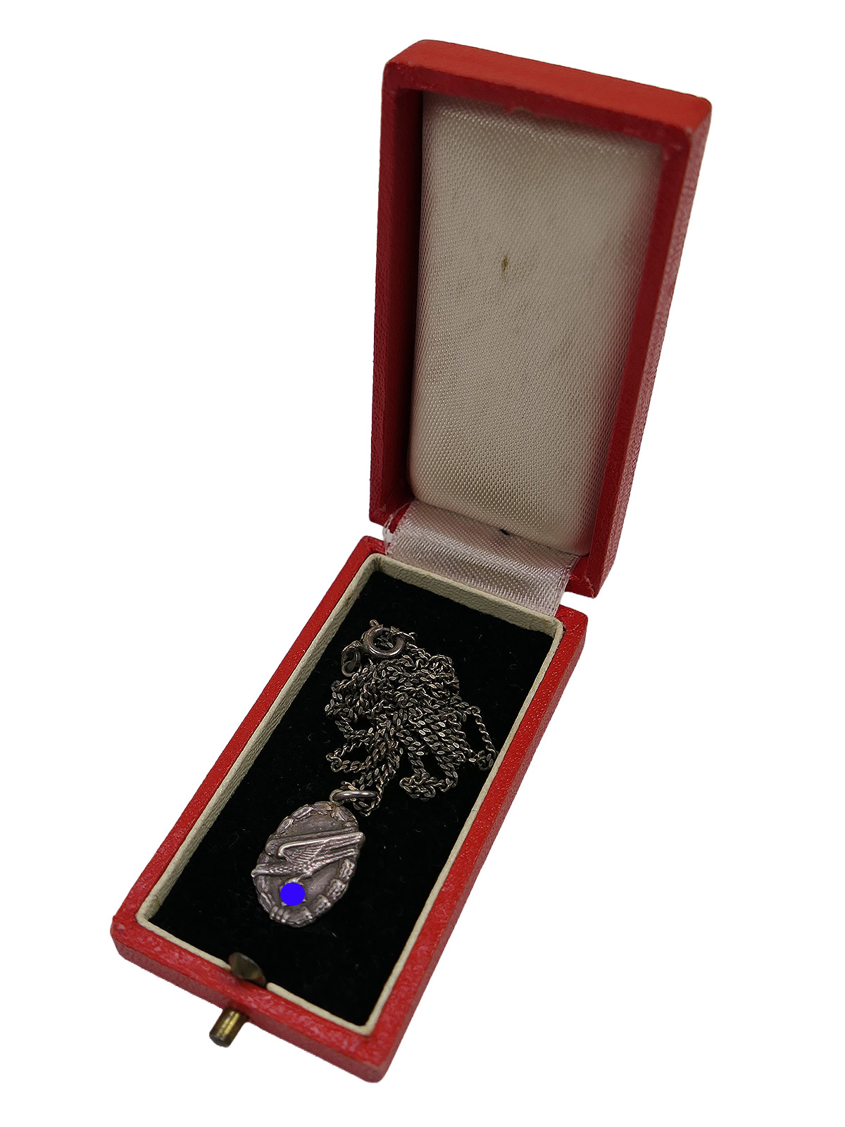 1st Parachute Division Loyalty Chain ‘Loyalty for Loyalty’ (Silver) in a storage case