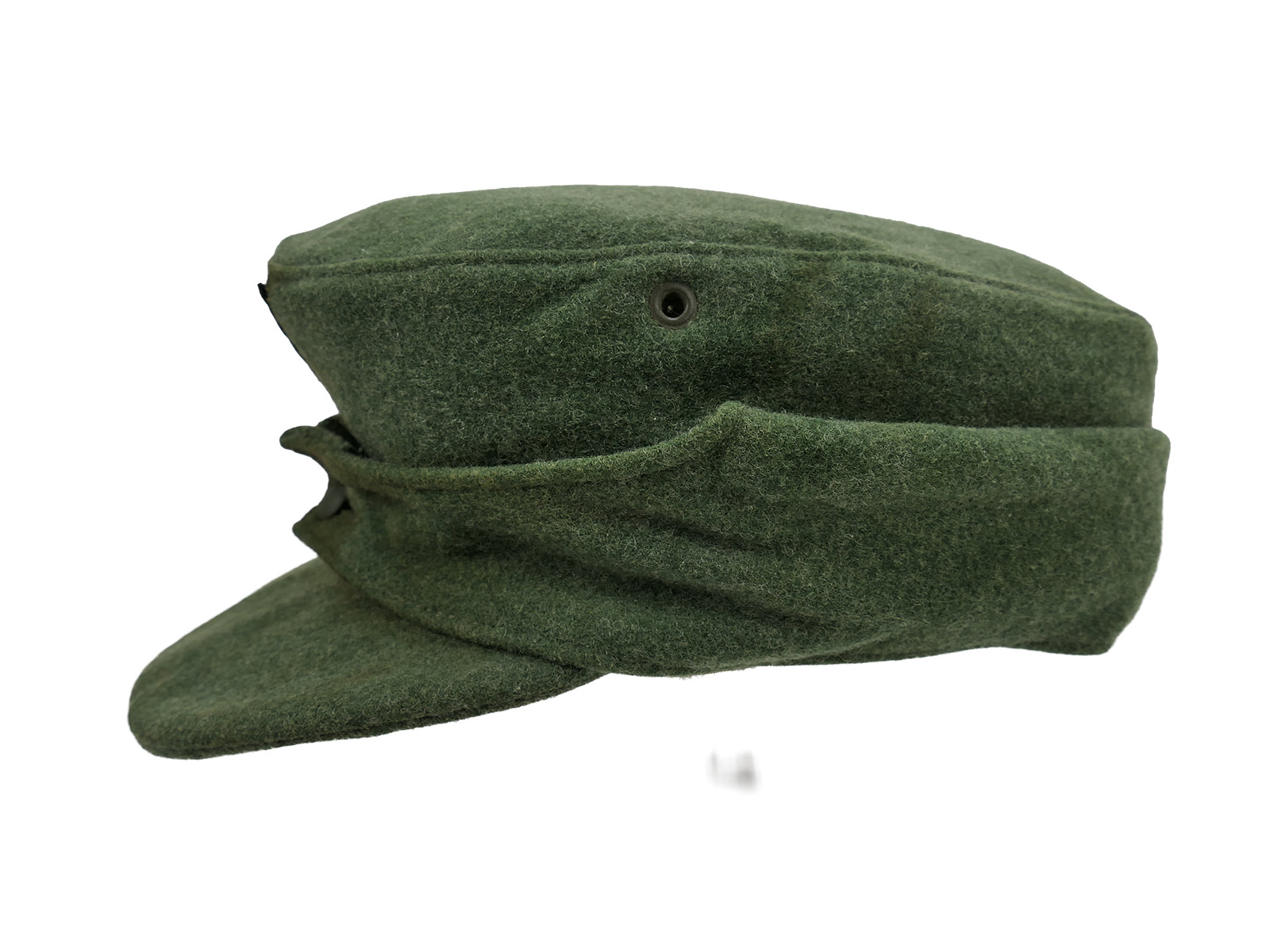 Wehrmacht M43 field cap M1943 with trapezoidal detailing, cap eagle, size 58, BATTLE WORN