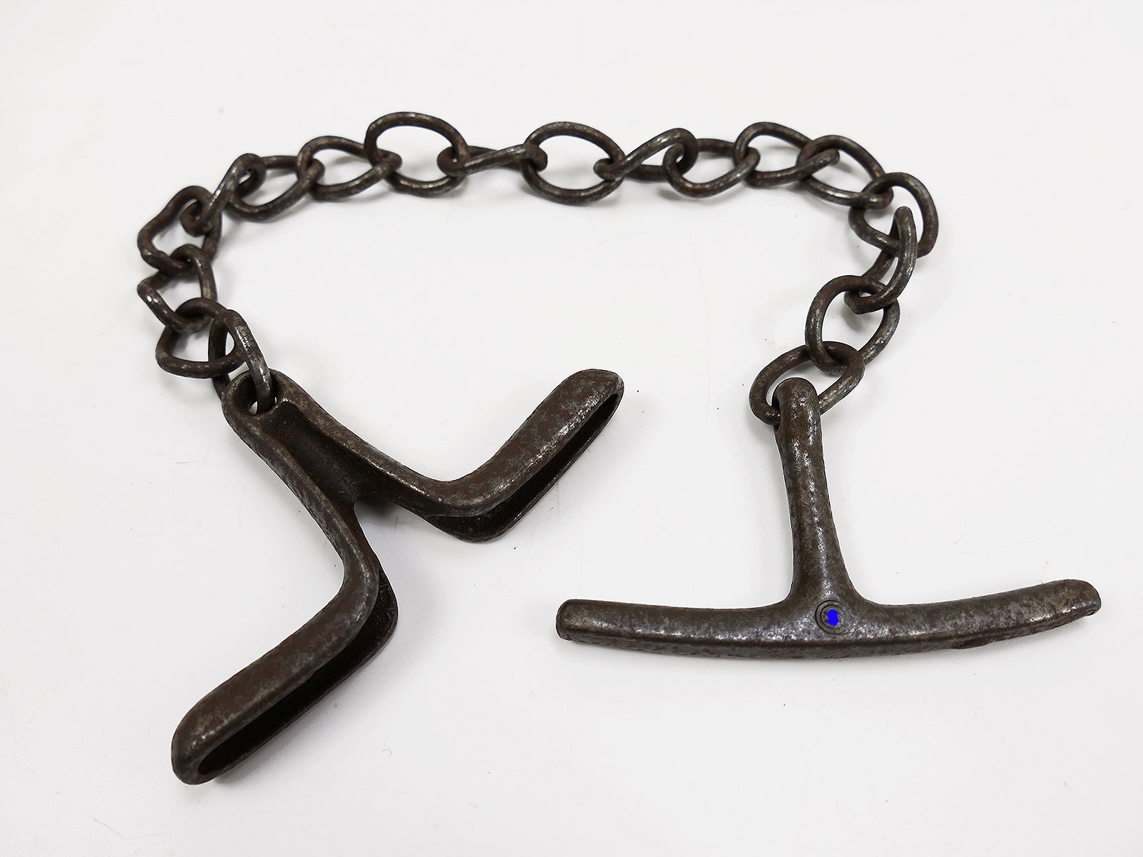 #3 SS Hand Gag Gag Chain – Restraint, Display or Gag Chain – ANTIQUE 