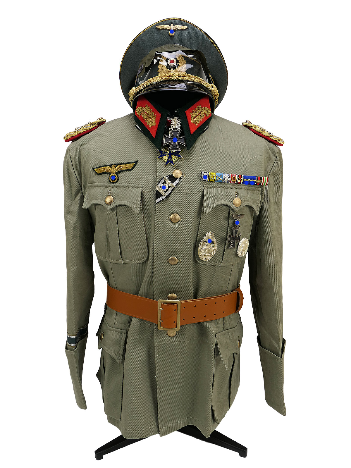 Uniform of Field Marshal Erwin Rommel, Afrika Korps; Knight's Cross of the Pour le Mérite with General's Sash
