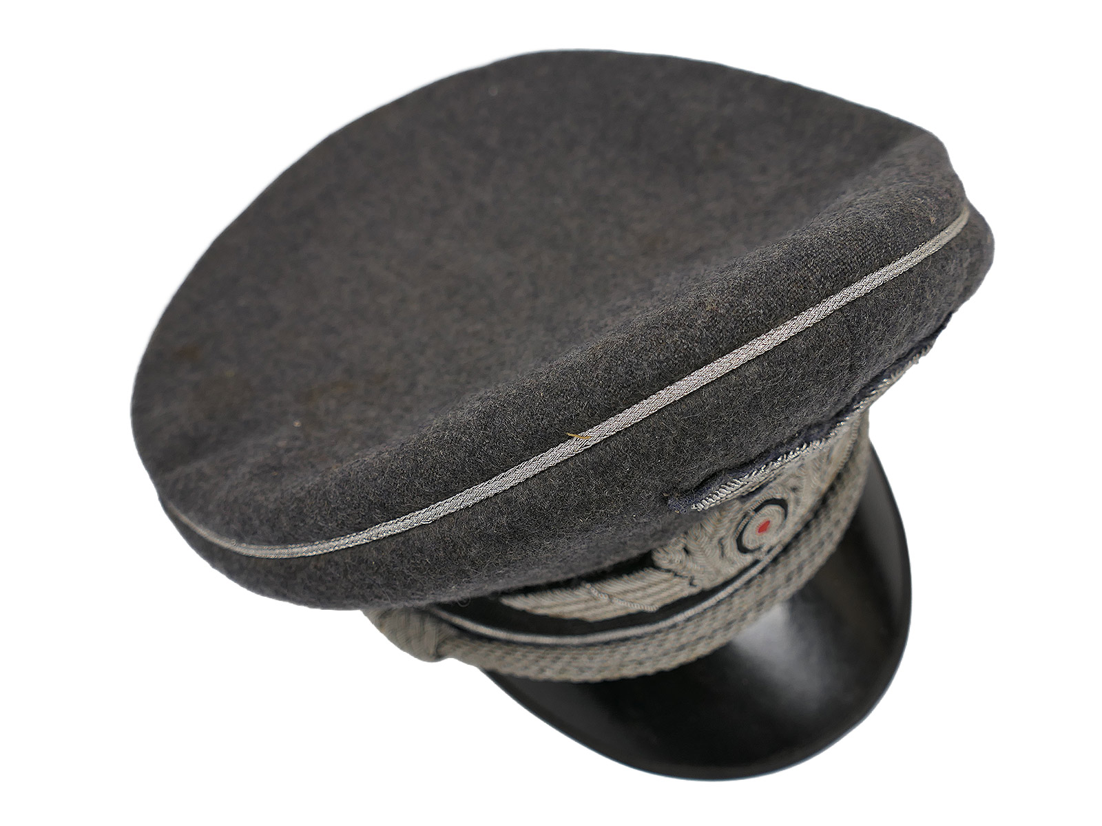 Original LUFTWAFFEN officer’s peaked cap with hand-embroidered details – COLLECTION