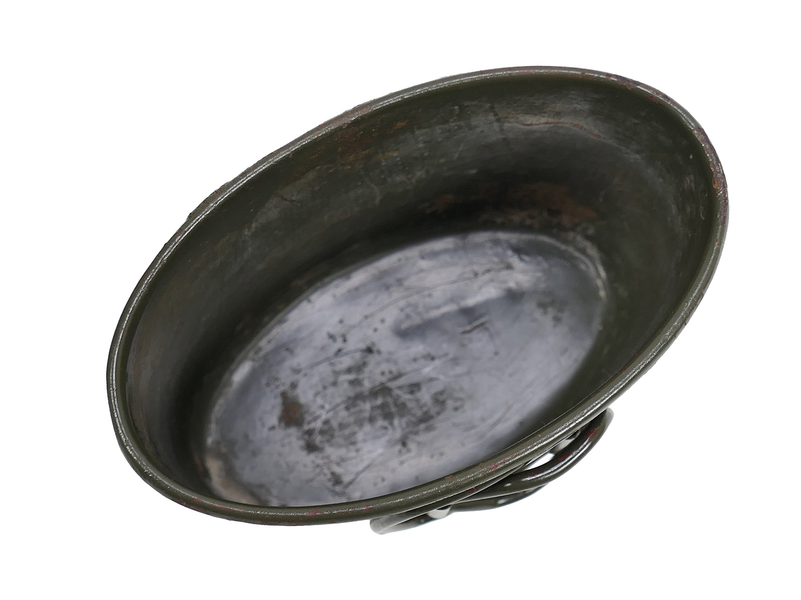 Wehrmacht MN42 canteen with steel cup – TOP COLLECTION, BATTLE-WORN