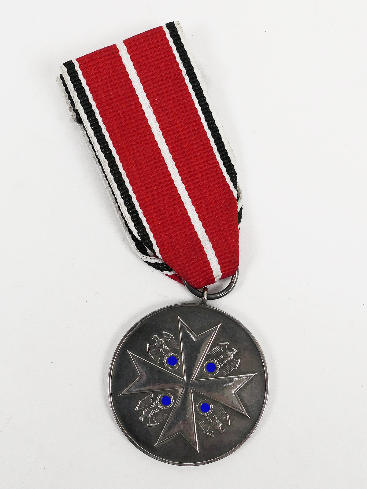 German Medal of Merit Silver with Fraktur script on ribbon