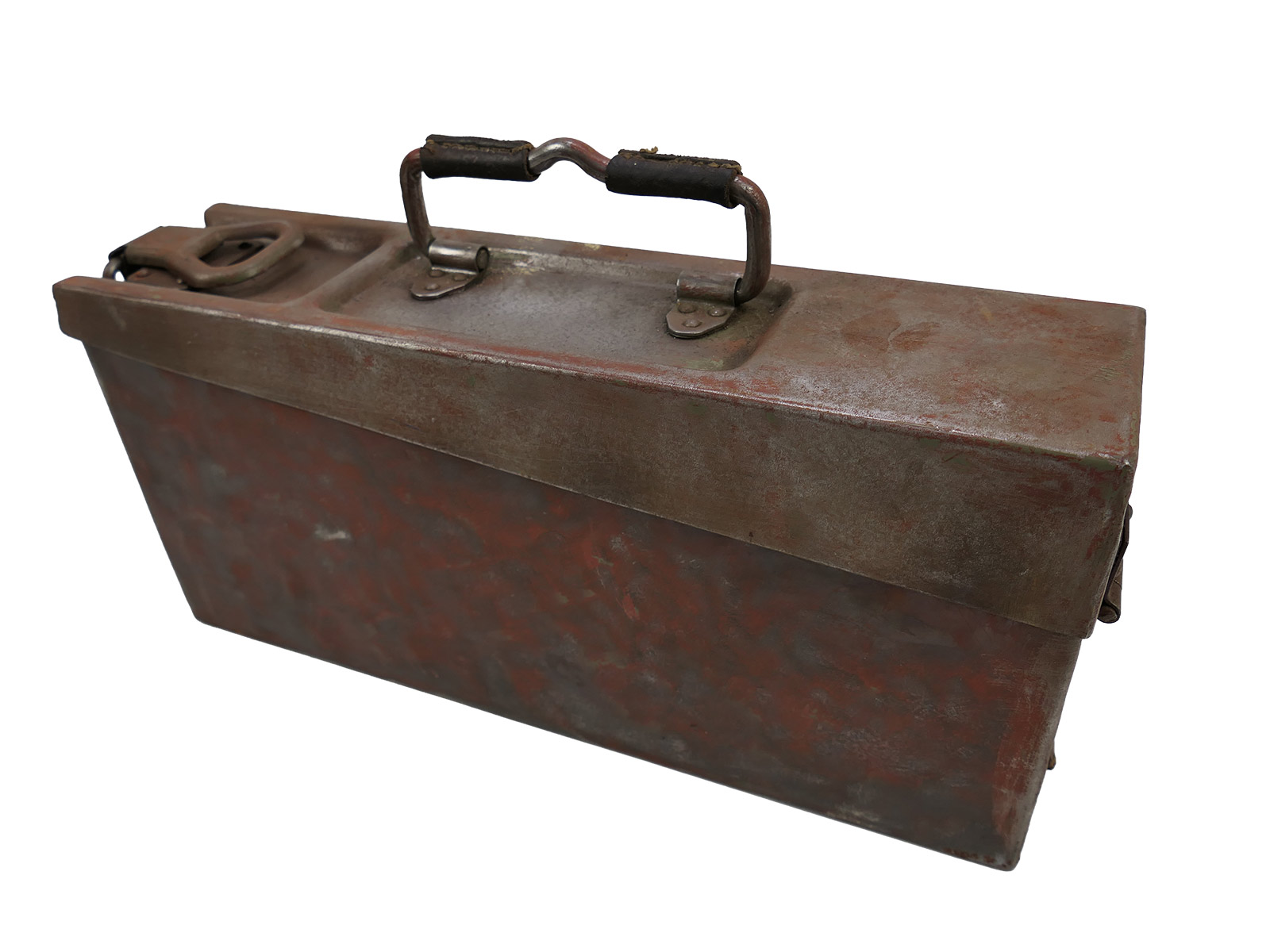 #2/ Wehrmacht MG 34/42-type ammunition box 41, belt box – BATTLE WORN