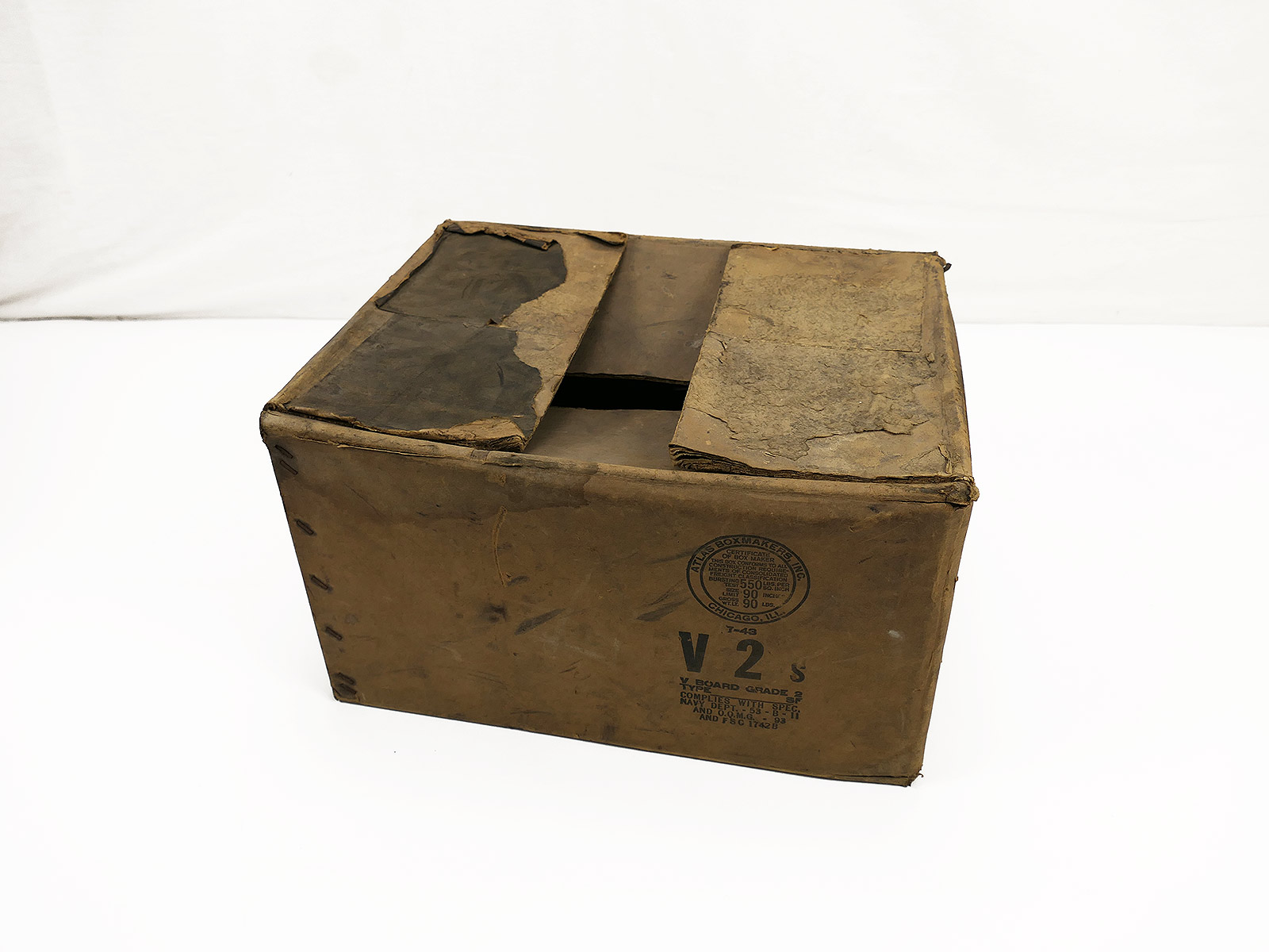 Original US Army WW2 outer packaging box MRE Ration Meal Ready To Eat