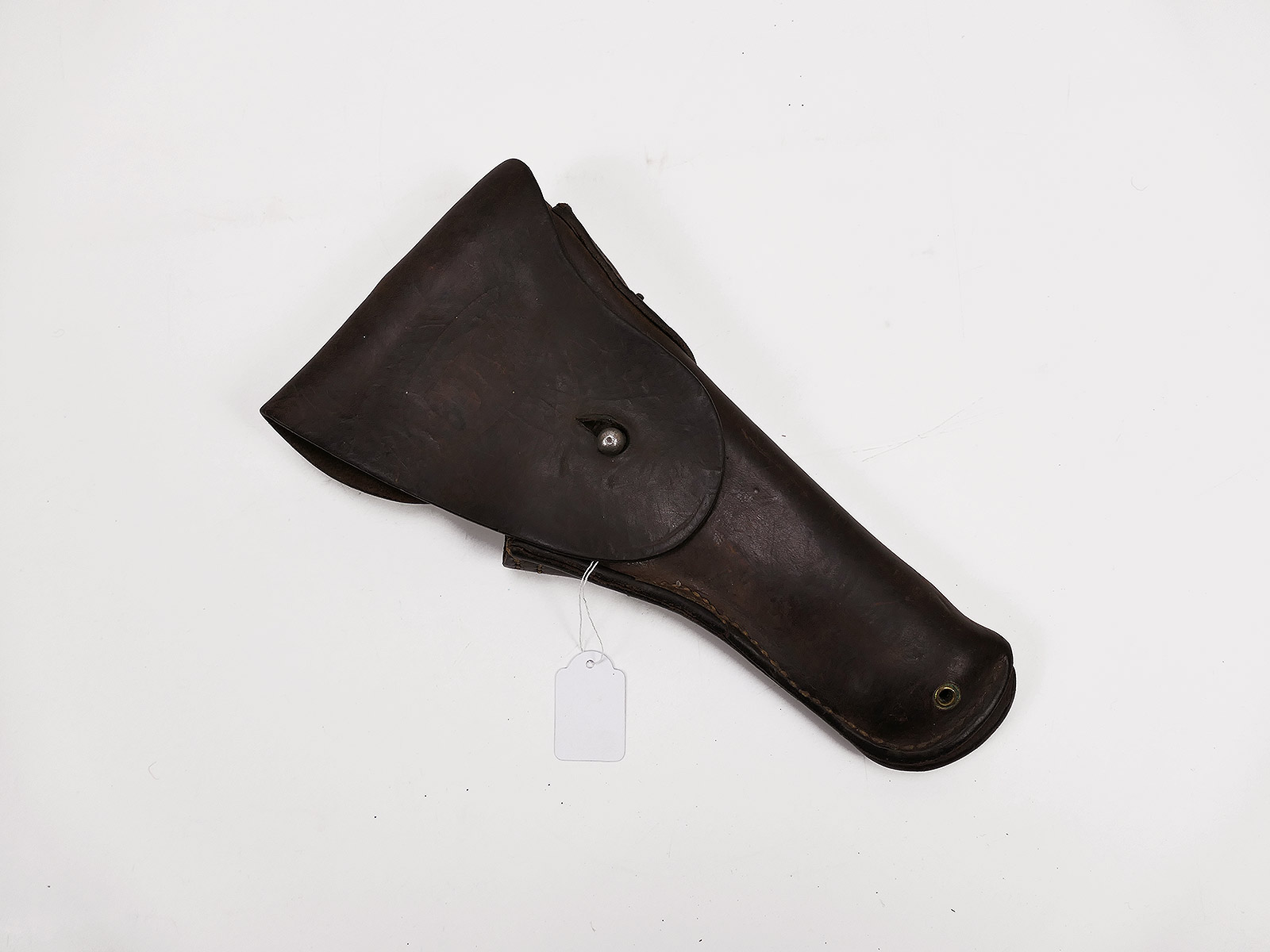 #2/ Original US ARMY WW2 Colt 1911 Pistol Holster 1943 Holster Leather Holster Brown / Collection BATTLE WORN
