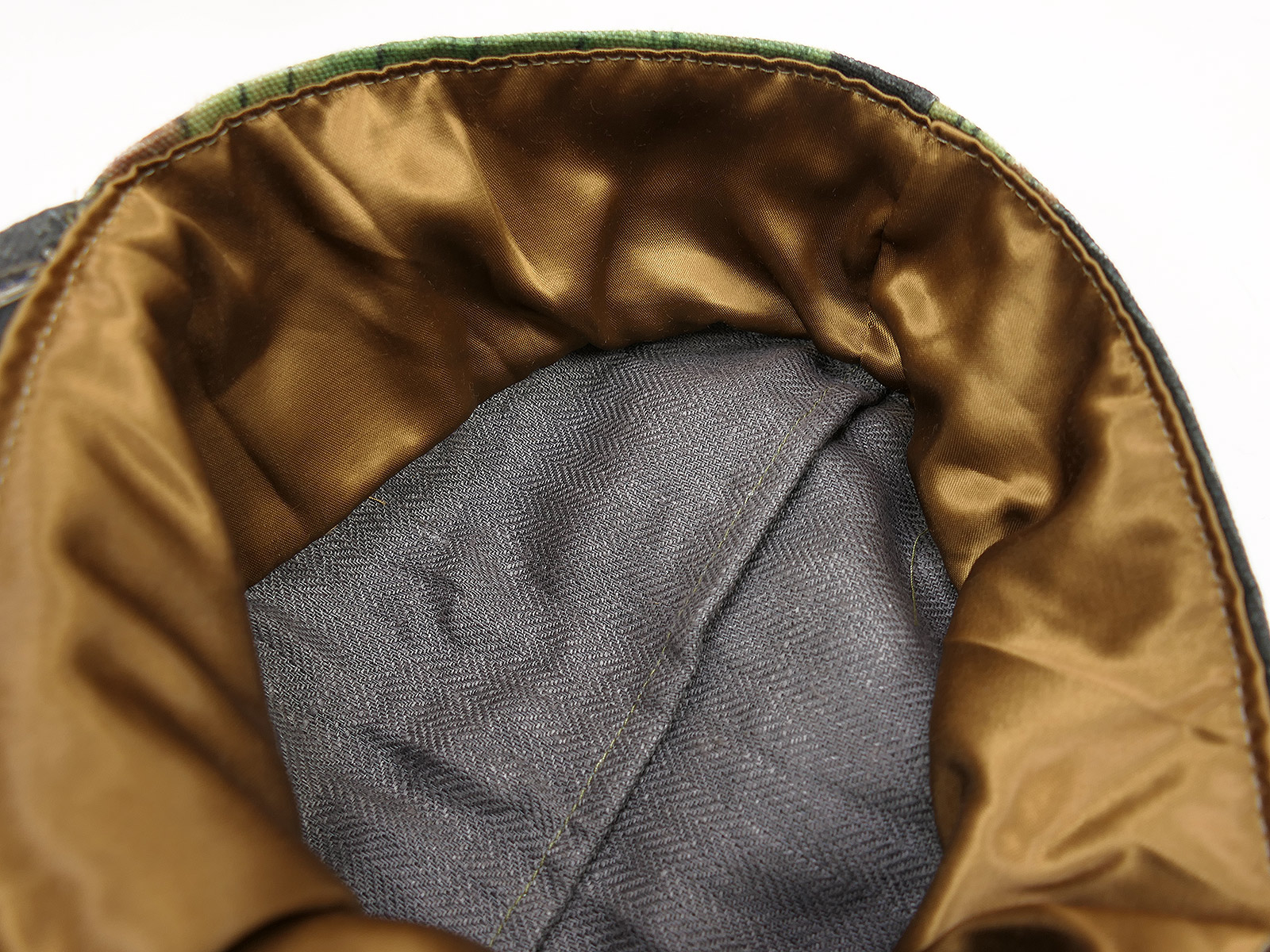 Late War camouflage cap, field cap, size 58, ‘Carbon Overprint’ camouflage overprint