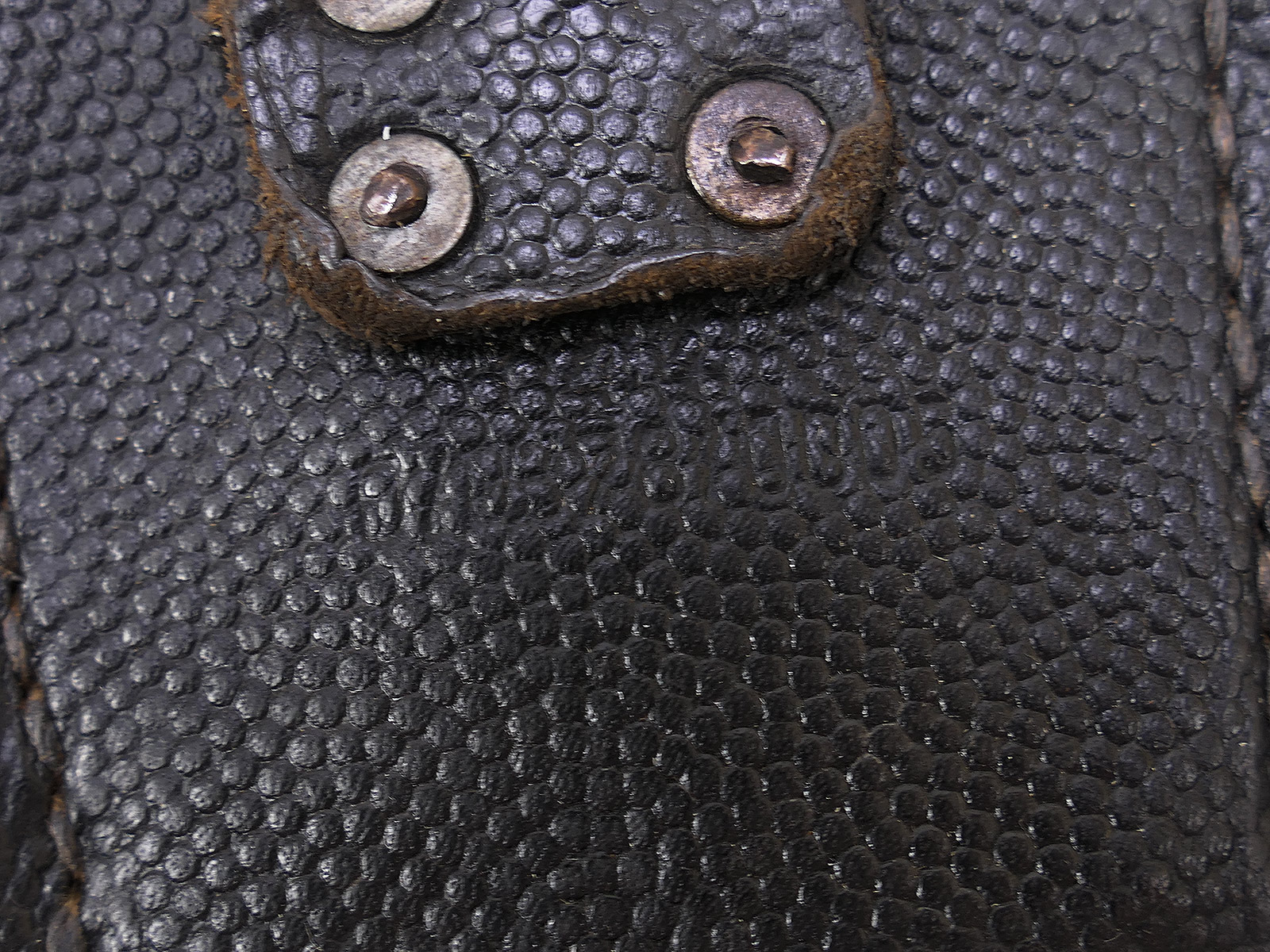 One-off item – Wehrmacht K98 3-round cartridge pouch, black, ORIGINAL, RBNr. COLLECTION