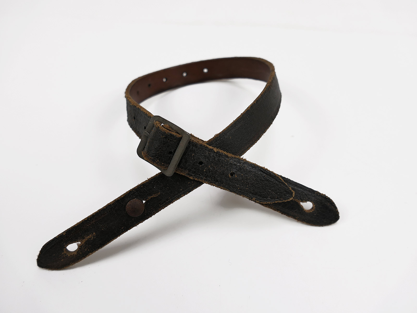 #A/ single piece vintage chinstrap antique for steel helmet helmet lining M35 M40 M42 Wehrmacht 