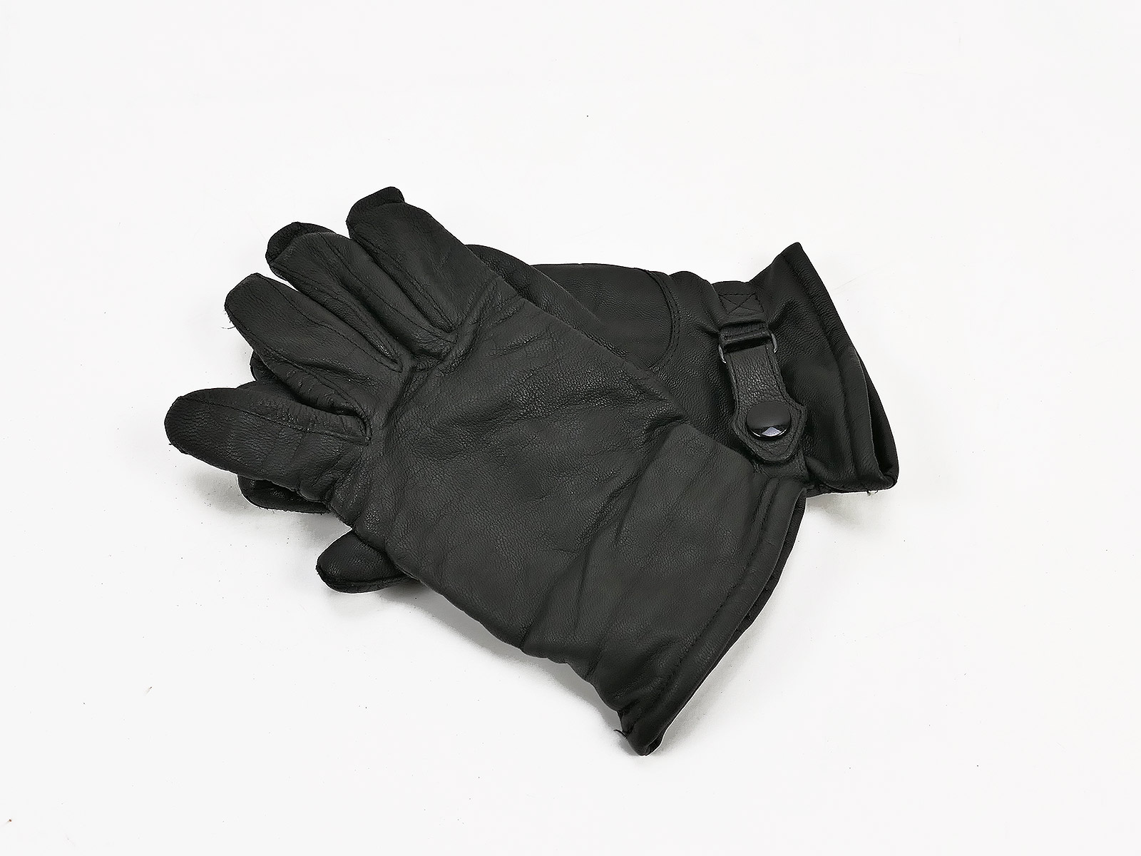 Officers leather winter gloves post-war finger gloves size 8.5 TOP leather gloves PRYM