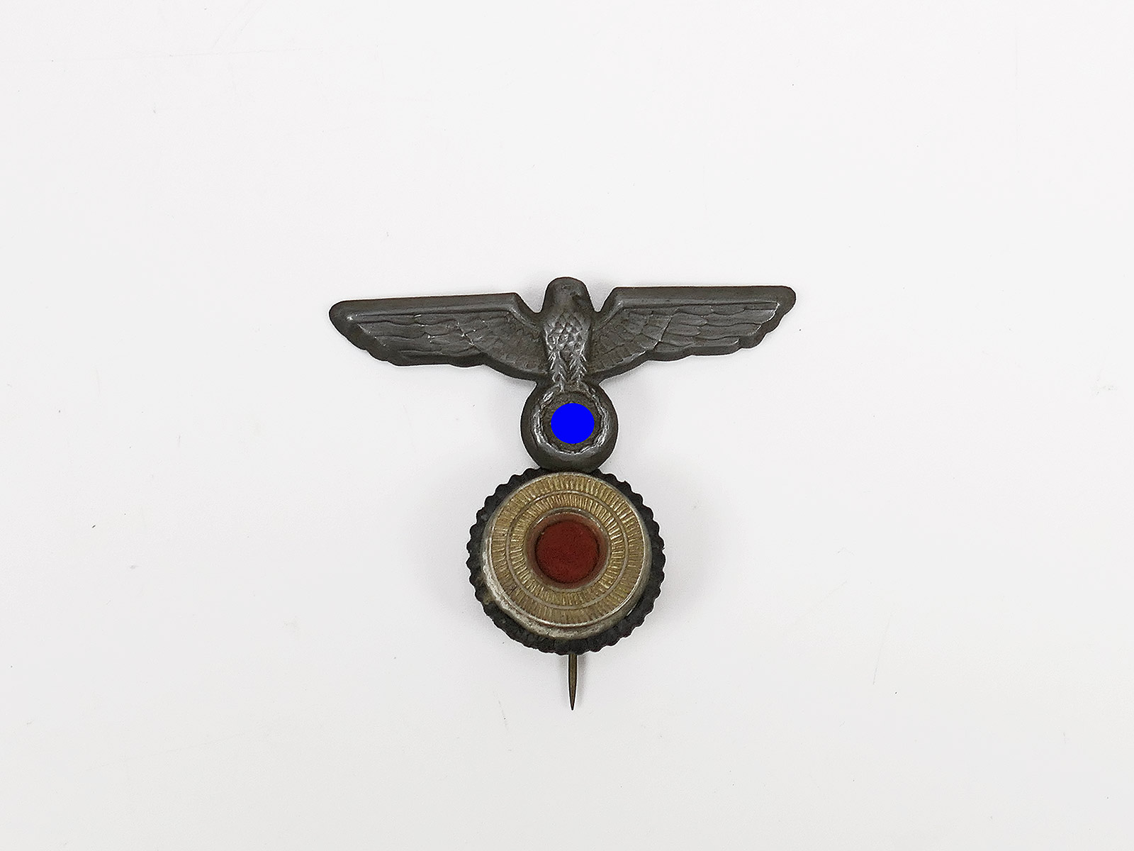 Original cap eagle with cockade for Kriegsmarine plate cap