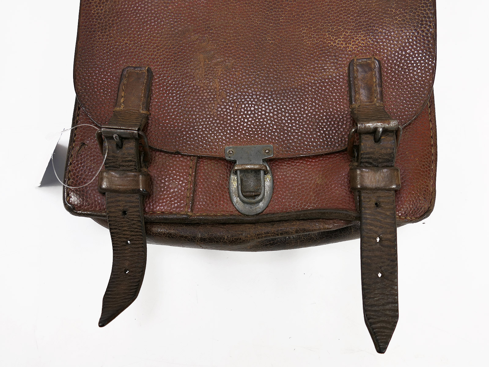 Wehrmacht / Luftwaffe map pouch, brown leather, RBNr. Signal pouch, COLLECTION