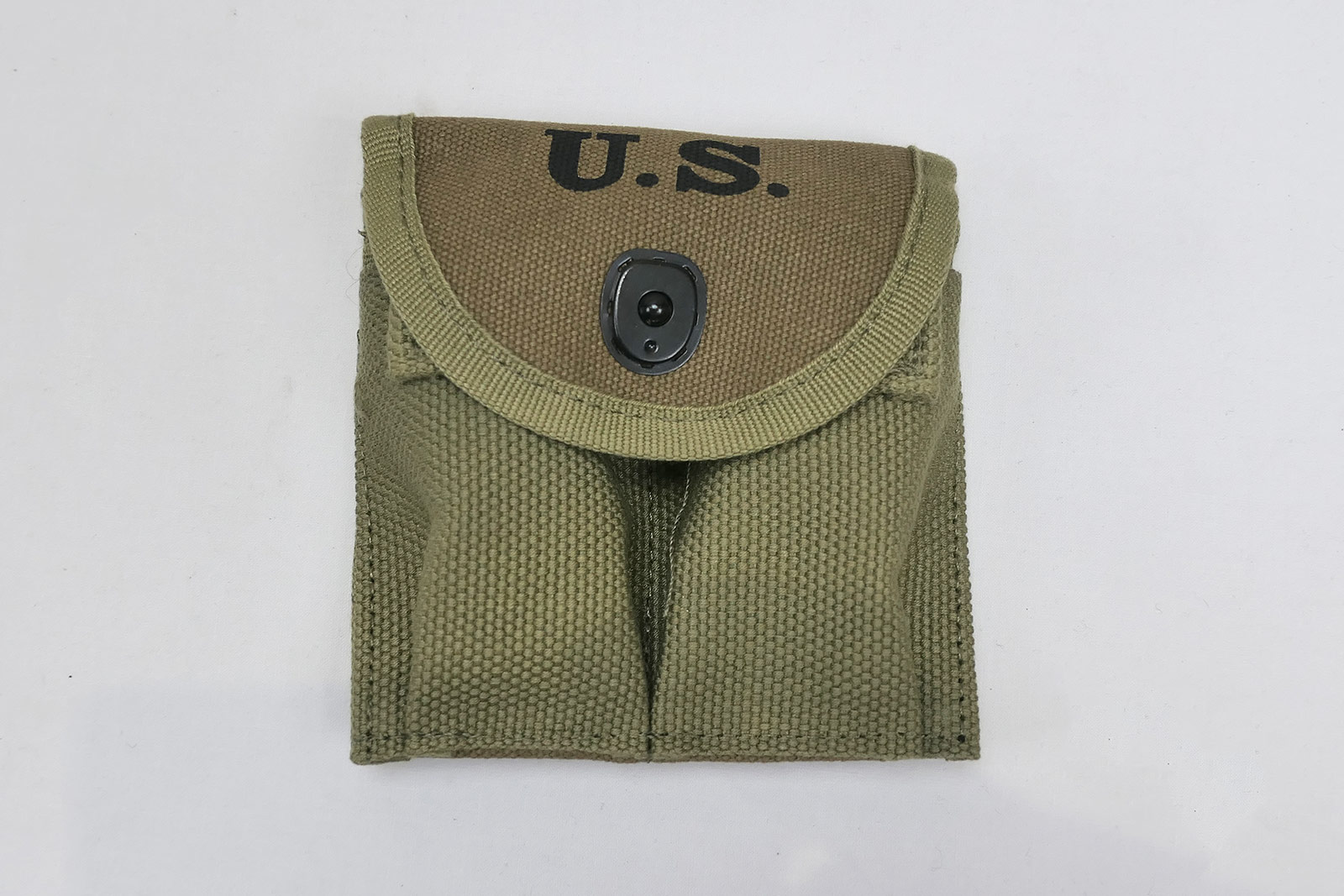 US ARMY WW2 M1 Carbine magazine pouch canvas for 2 magazines pistol belt 1942