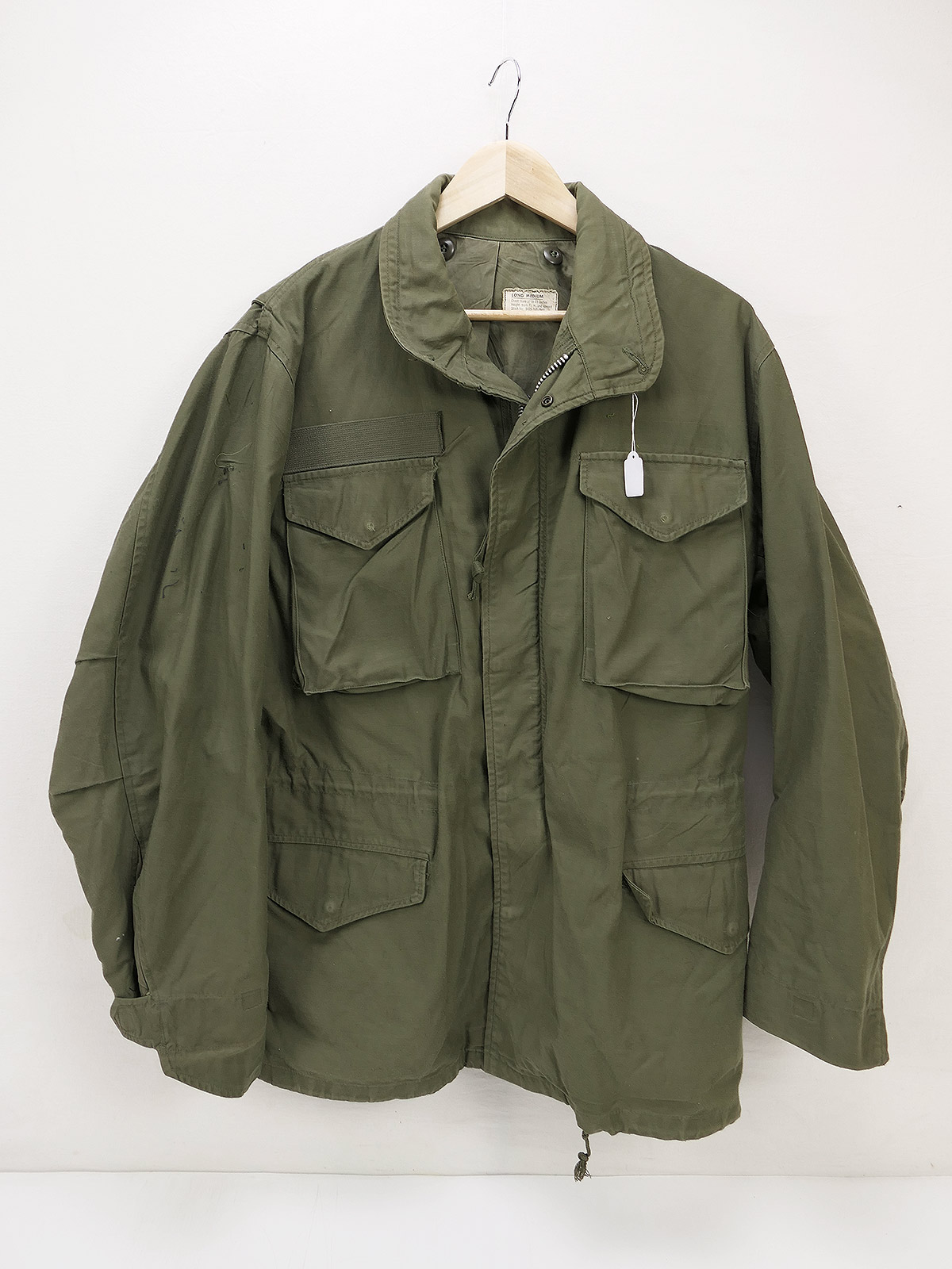 Original US M1951 Field Jacket, olive green, M51 field jacket, Korea/Vietnam, dated around 1968, size Medium