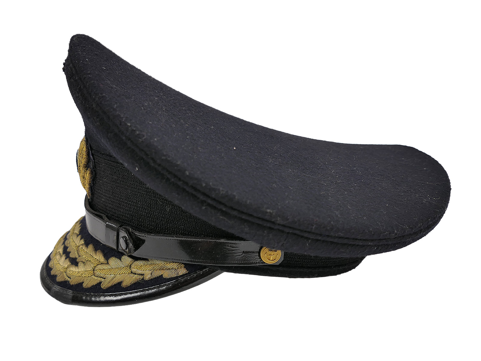 Antique naval cap ‘ADMIRAL’ with original trimmings (cap eagle and cockade) COLLECTION