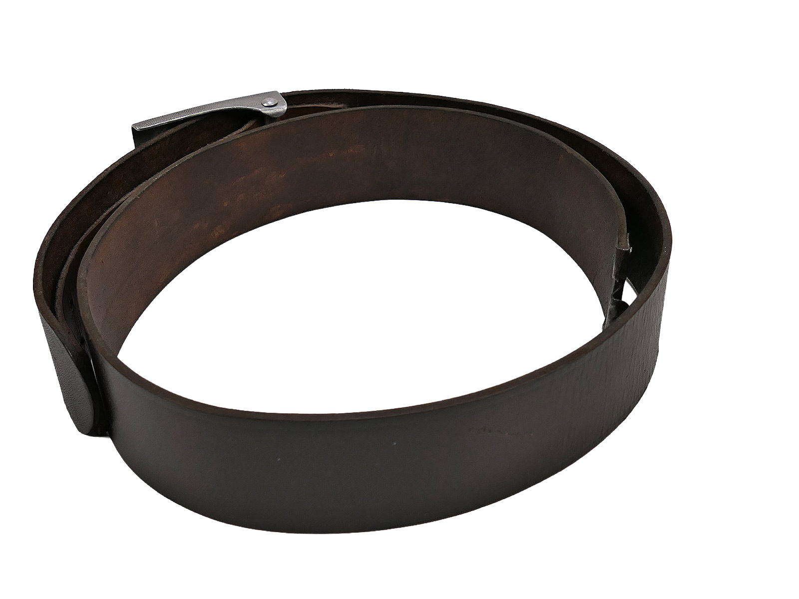 Luftwaffe Vintage Belt / Leather Belt, 105 cm, with Luftwaffe Pilot Aluminium Buckle – BATTLE WORN