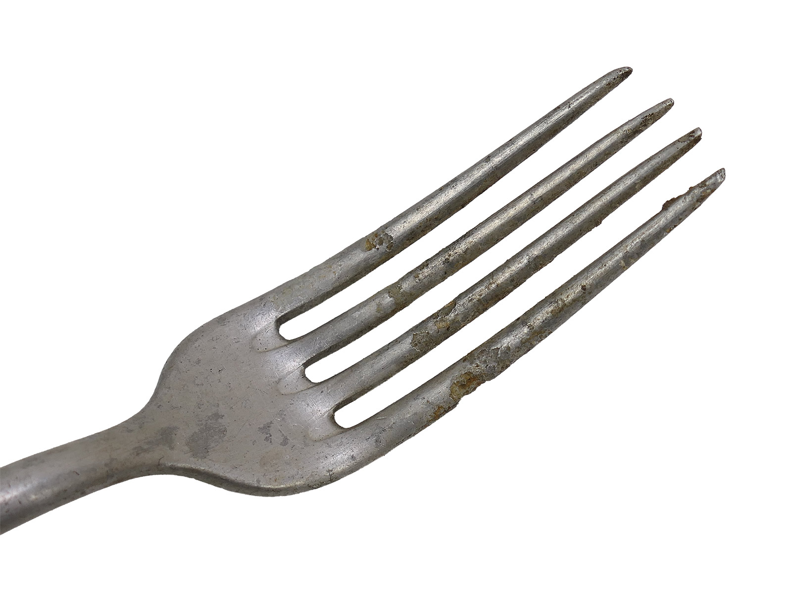 Single-piece set of Luftwaffe mess cutlery: fork and spoon – Mess Cutlery COLLECTION BATTLE WORN