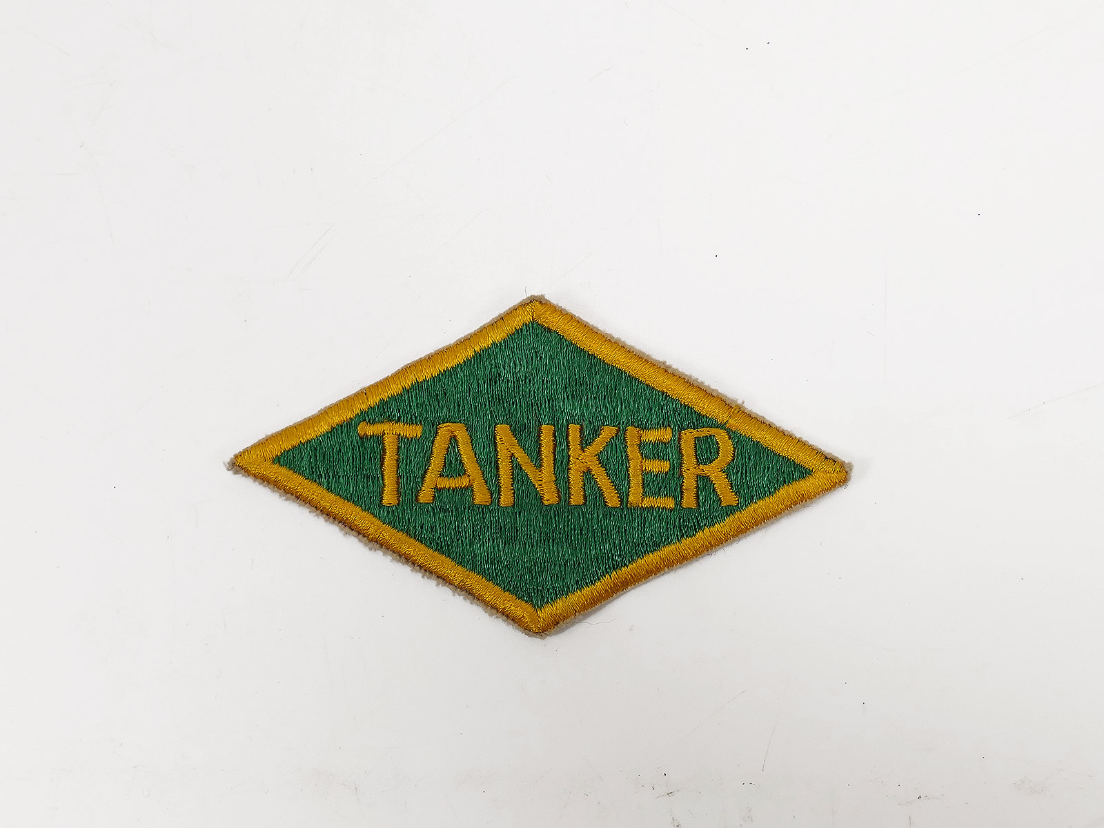 US ARMY WW2 Insignia Badge Uniform Patch TANKER Qualification Patch Diamond