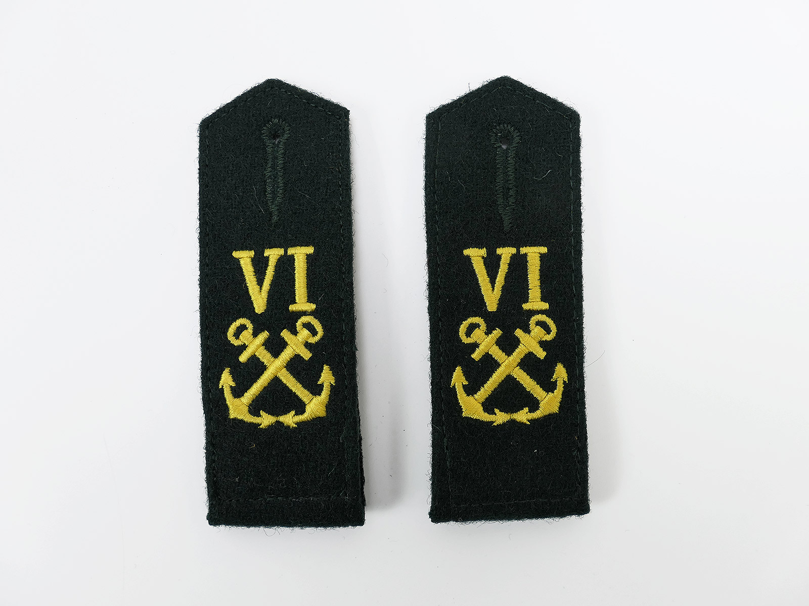 Wehrmacht insignia shoulder boards navy M36 dark green epaulettes "VI