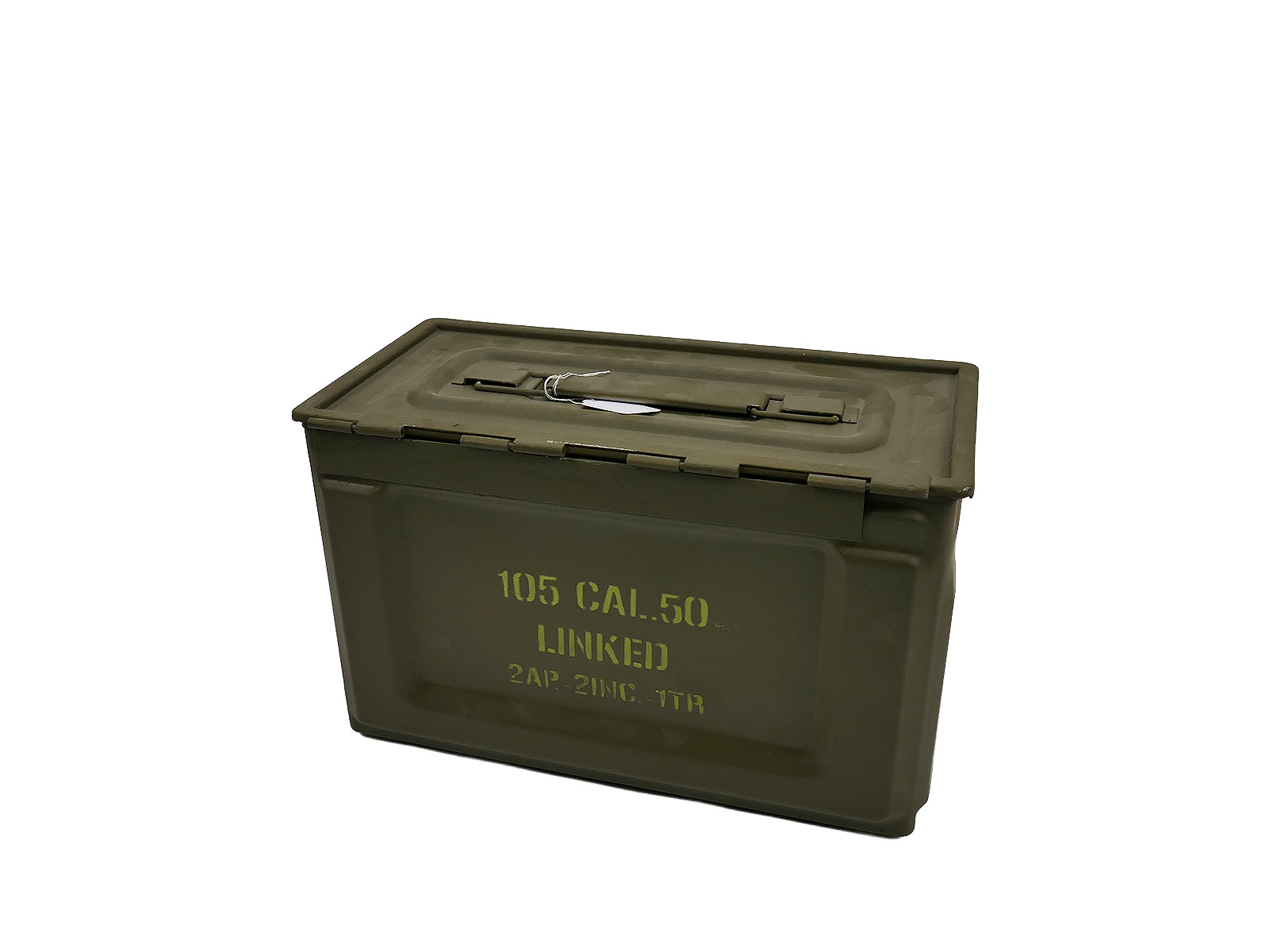 #5 US Army Ammunition Box .50 calibre M2 ammunition box, metal ammunition box, belt box 