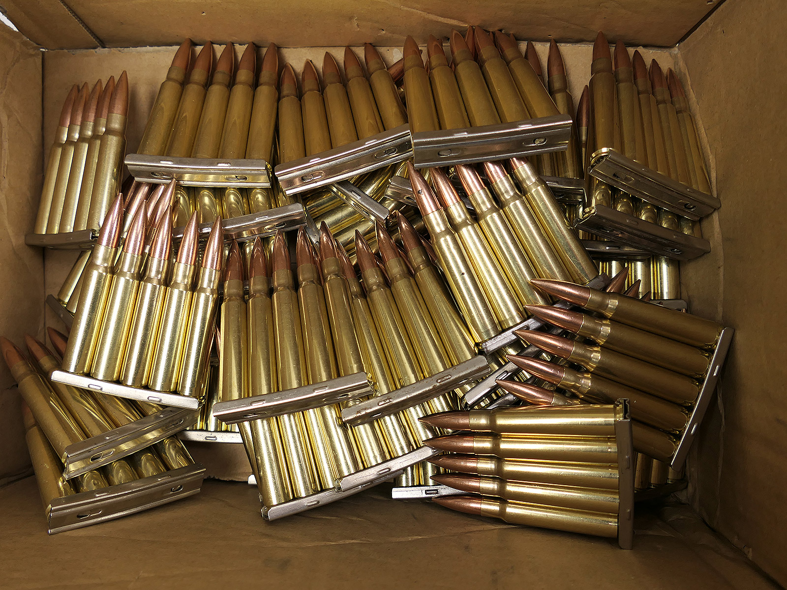 Wehrmacht 1x loading strip with 5x cartridge 8x57 carbine K98 deco ammunition