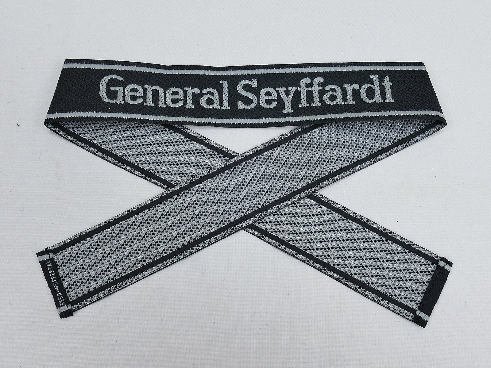 Wehrmacht Elite BEVO Sleeveband SS Regiment GENERAL SEYFFARDT Sleeve Stripe