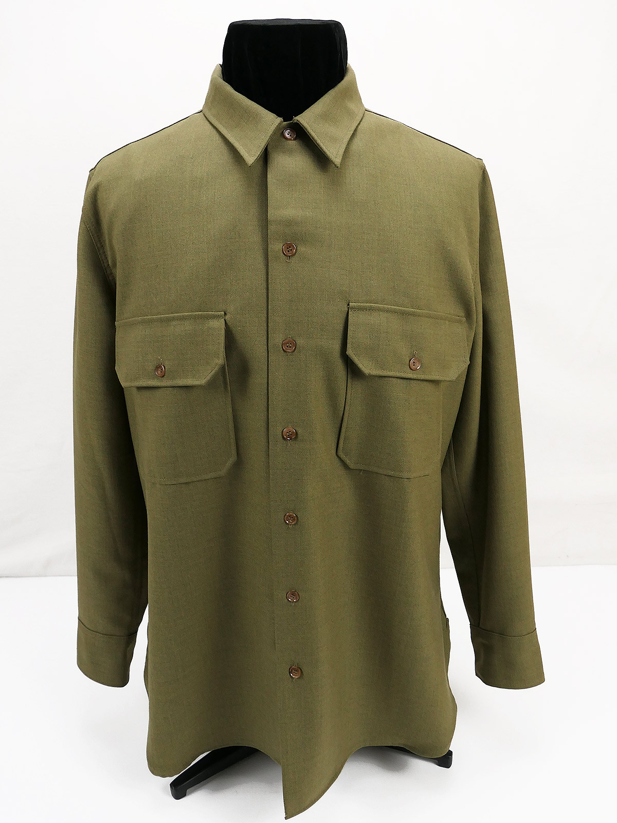 P1693570 US Army field shirt M37 wool mustard brown for teams Top Repro (DBrab)