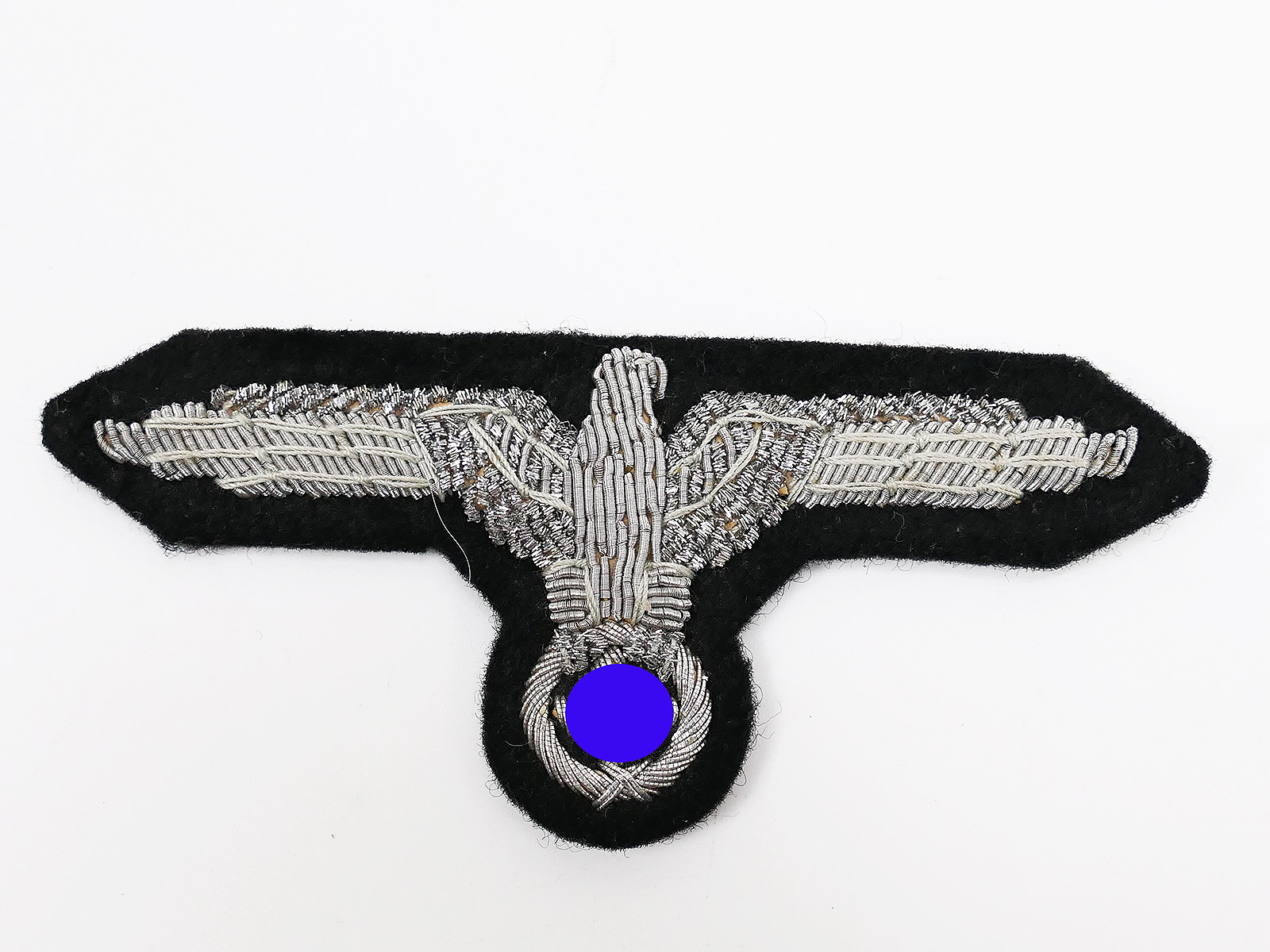 Waffen SS sleeve eagle uniform field blouse silver thread embroidered