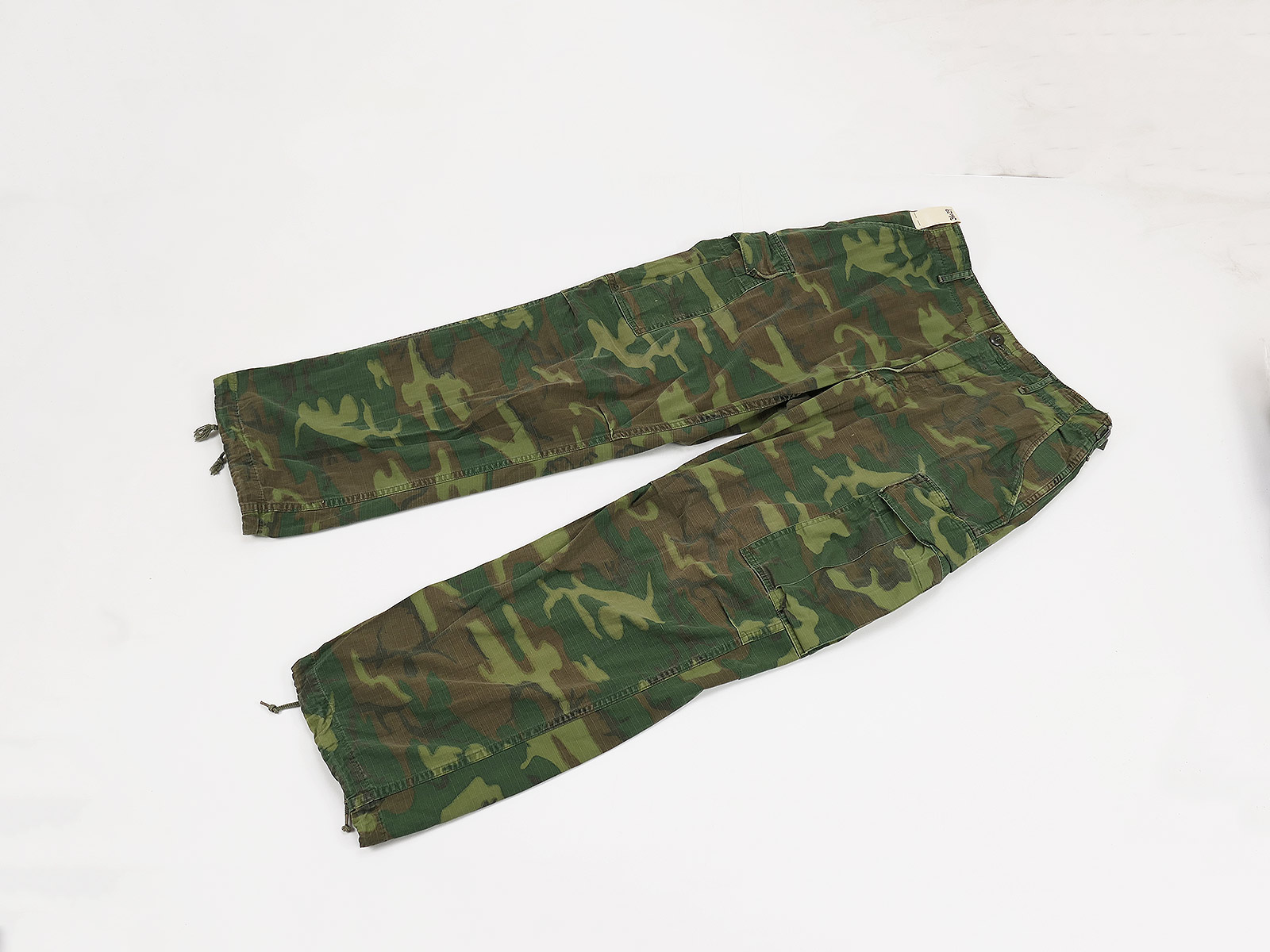 US Army BDU ERDL Camouflage Field Trousers 1969 Vietnam Tropical Trousers Camouflage MEDIUM
