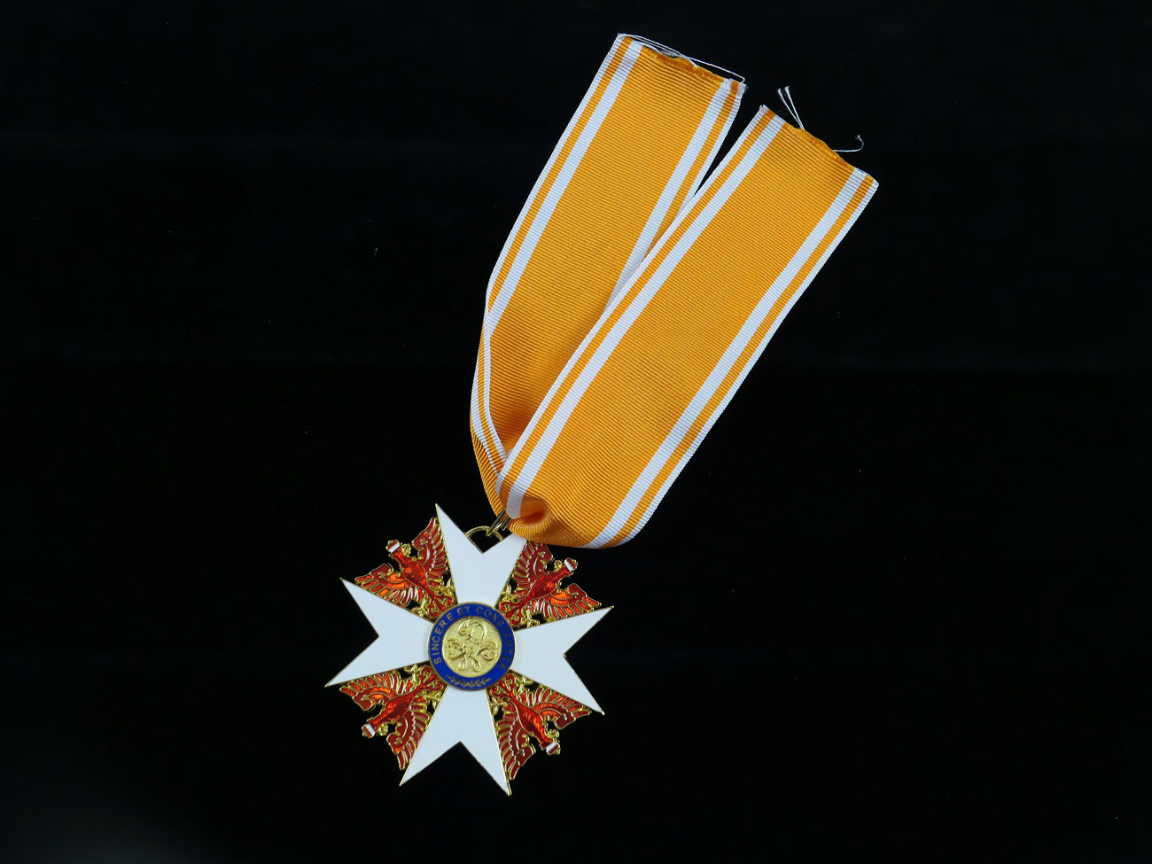 Prussia Red Eagle Order Grand Cross with Swords on Ribbon