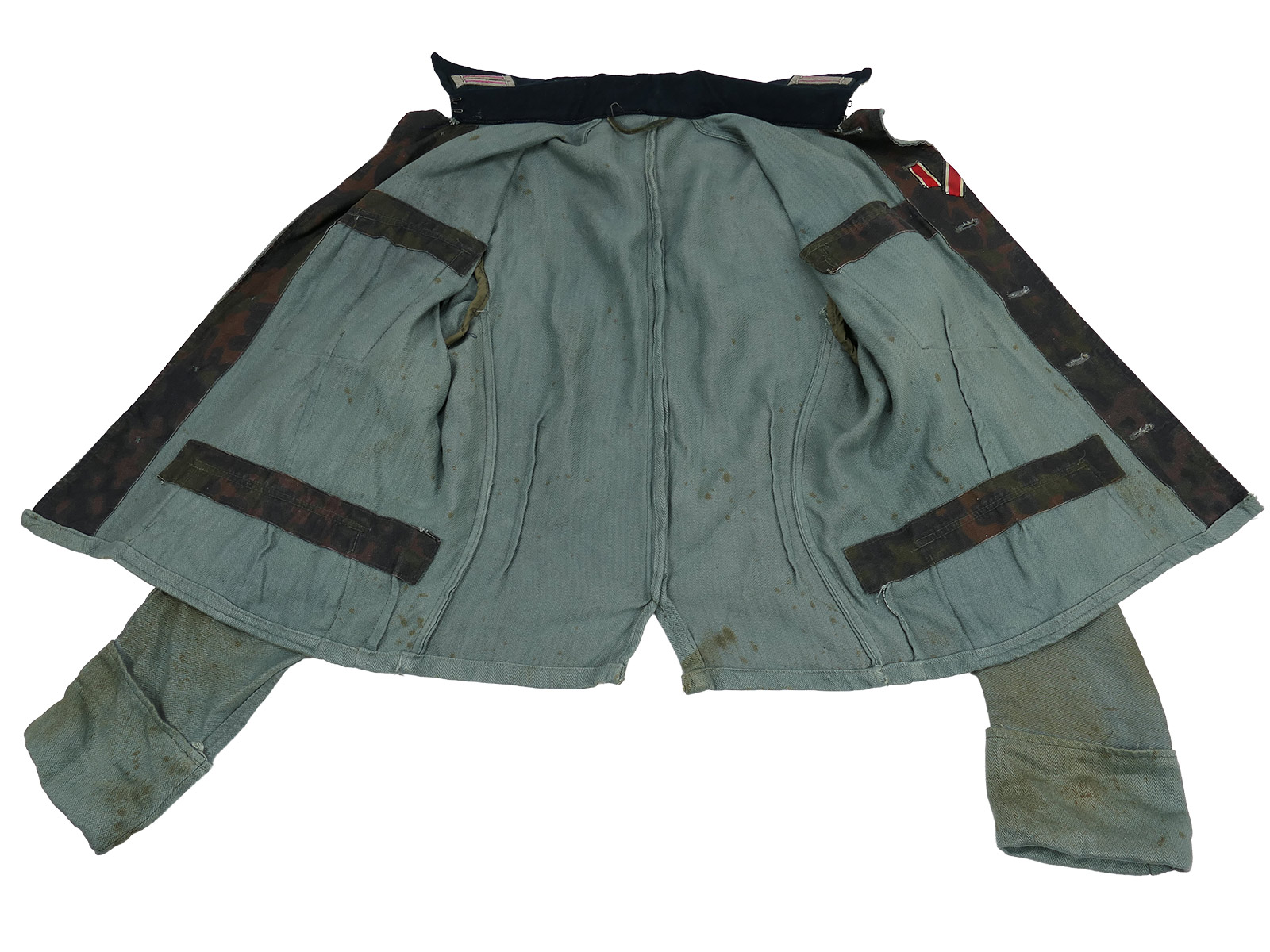 Wehrmacht M41 Officer’s Summer Field Jacket Uniform, First Lieutenant, Armoured Train – COLLECTION, BATTLE-WORN