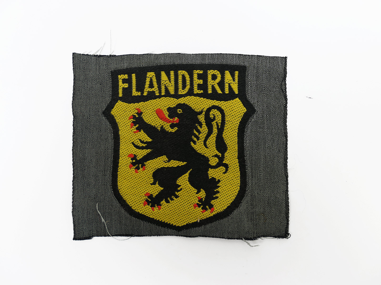 Flanders Volunteer Sleeve Badge Netherlands Field Blouse Uniform Sleeve Badge Elite Woven