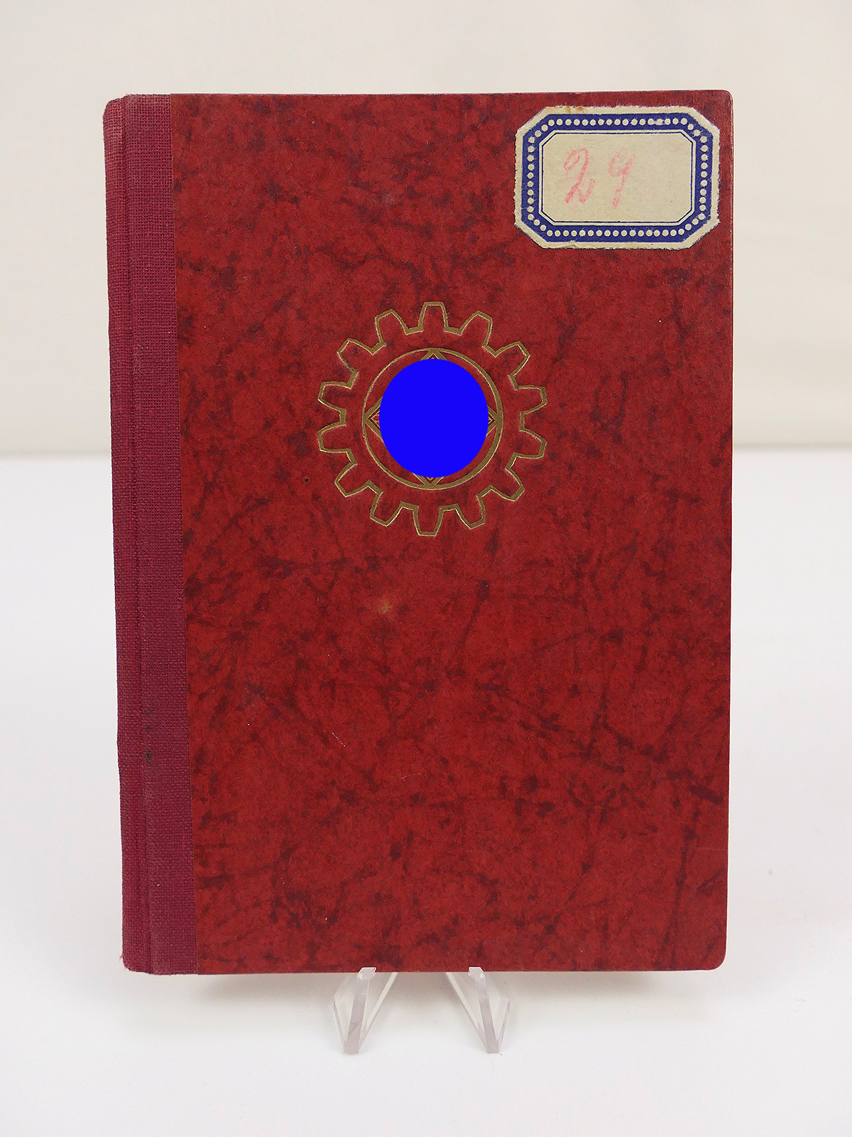 Original membership book German Labor Front German Reich with entries + stamps