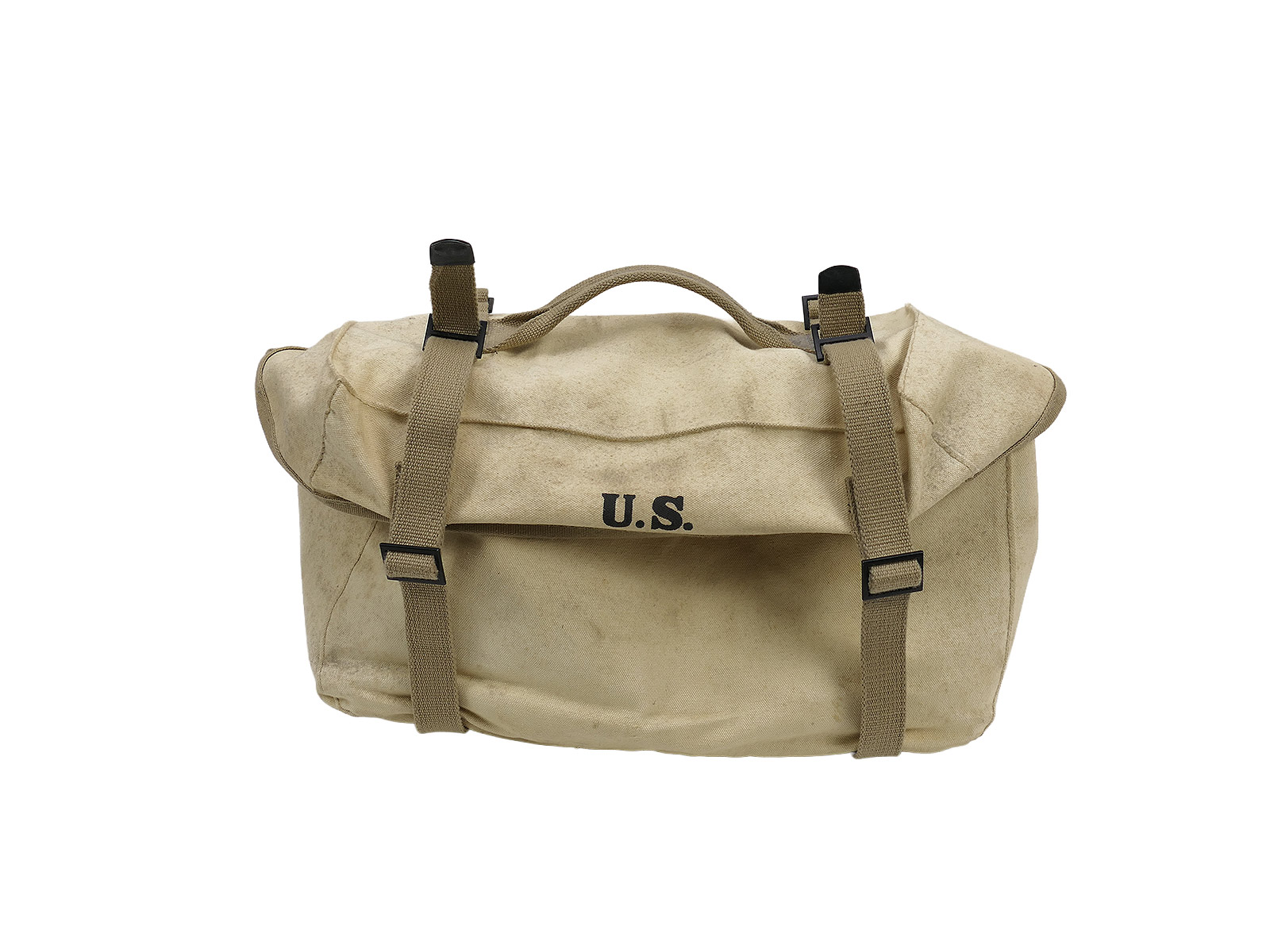 US Army WW2 "Africa" / "Winter" Combat Bag Pack Field Cargo Bag SAS Jeep Collection BATTLE WORN 