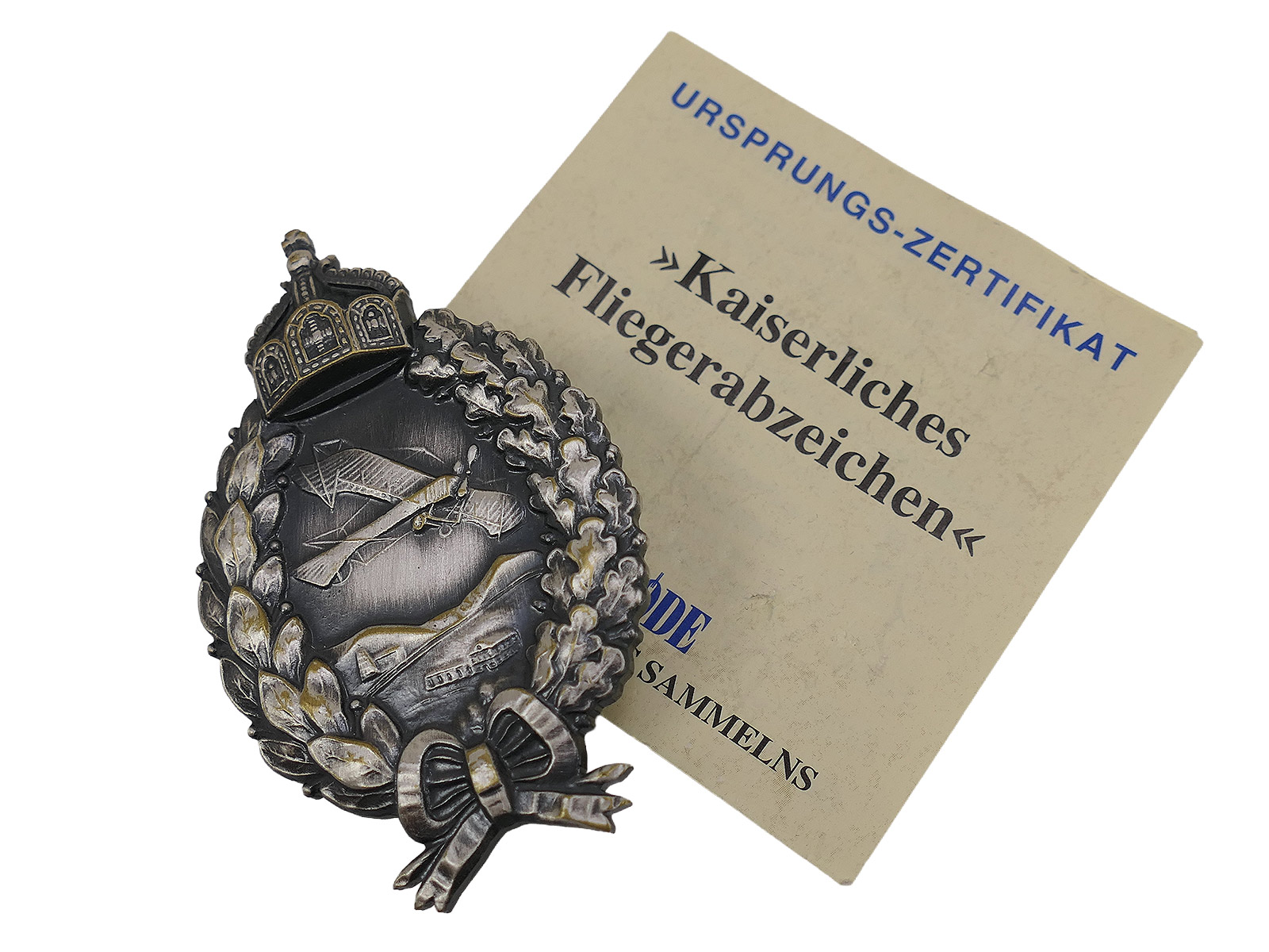 GÖDE First World War Imperial Air Force Badge WW1 / Historical Military Badge