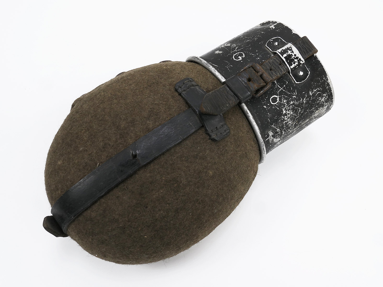 Wehrmacht steel water bottle SMM43 with lid S.K.N.38 water bottle