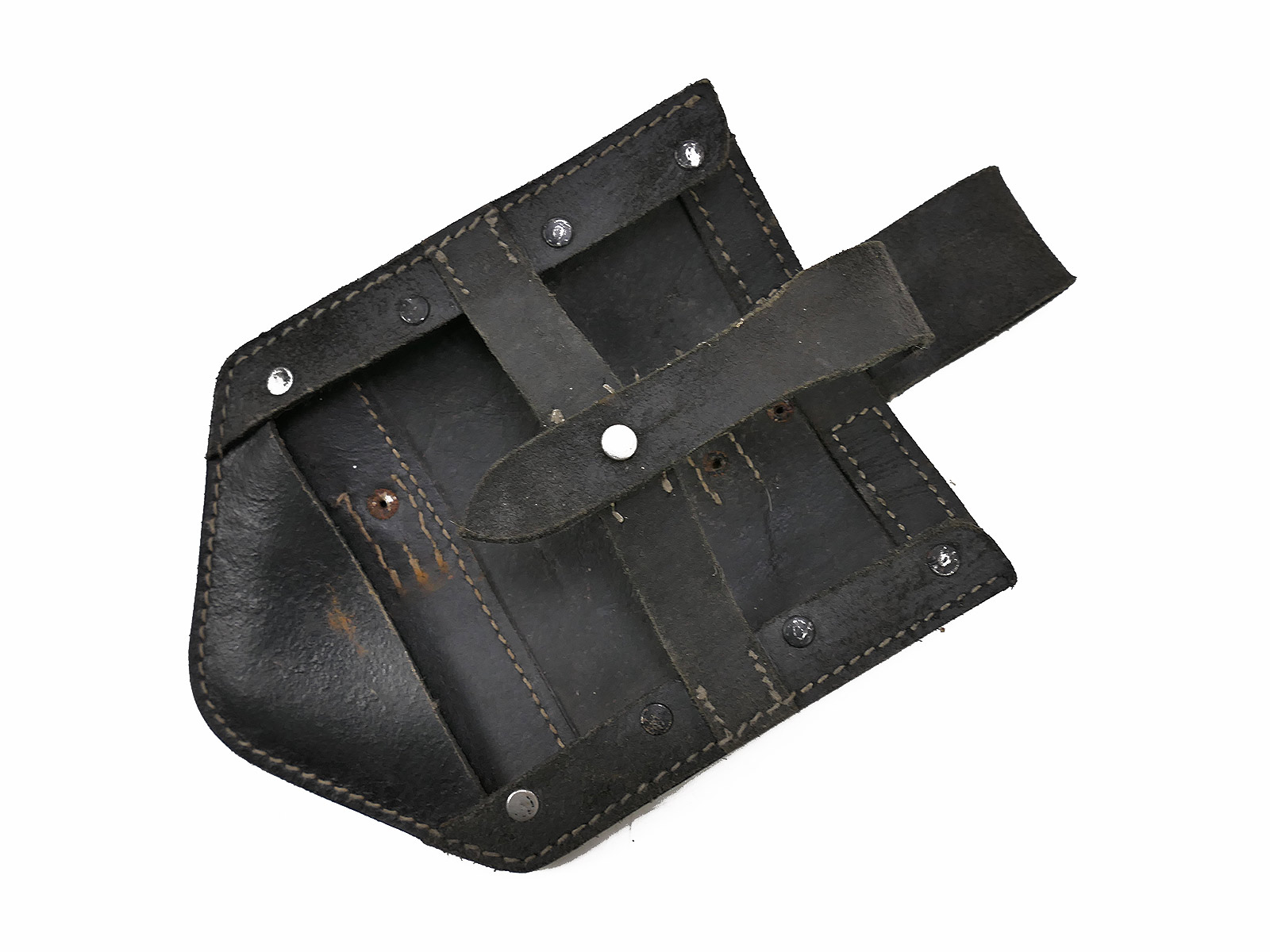 WW2 Wehrmacht Original Folding Spade with Folding Spade Bag, Model 1 Spade Bag COLLECTION