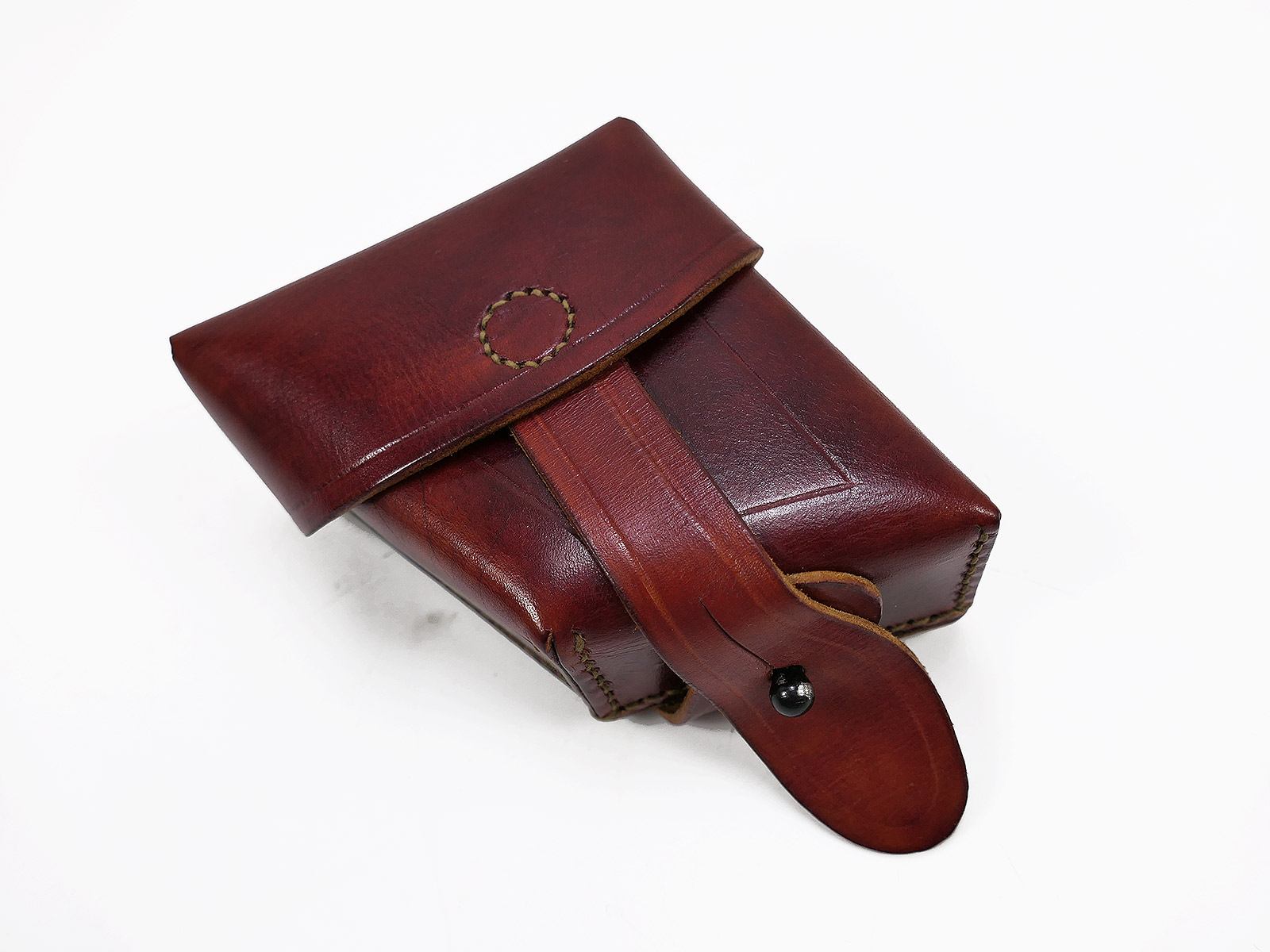 Austrian WW2 Ammunition Pouch for M95 Mannlicher Carbine, Leather *Handcrafted* 