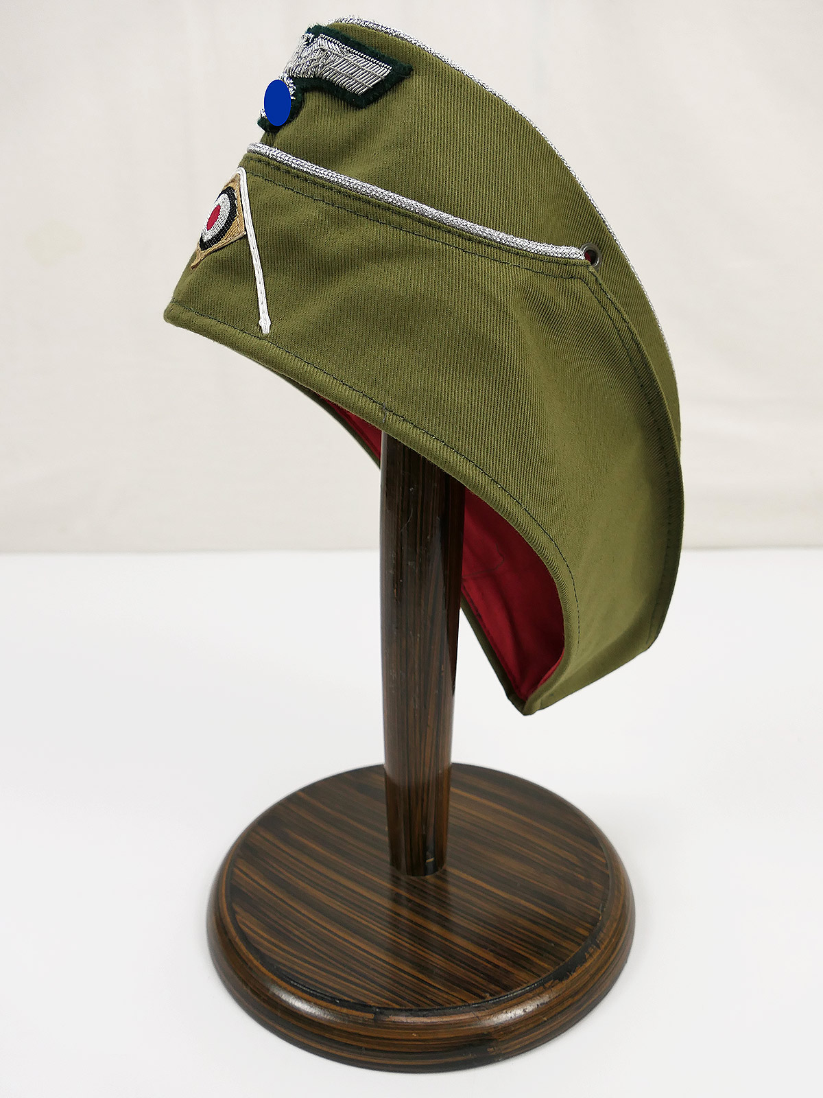 P1727423 DAK Tropen Schiffchen M38 OFFIZER Heer Afrikakorps Gr.59 completely effektiert