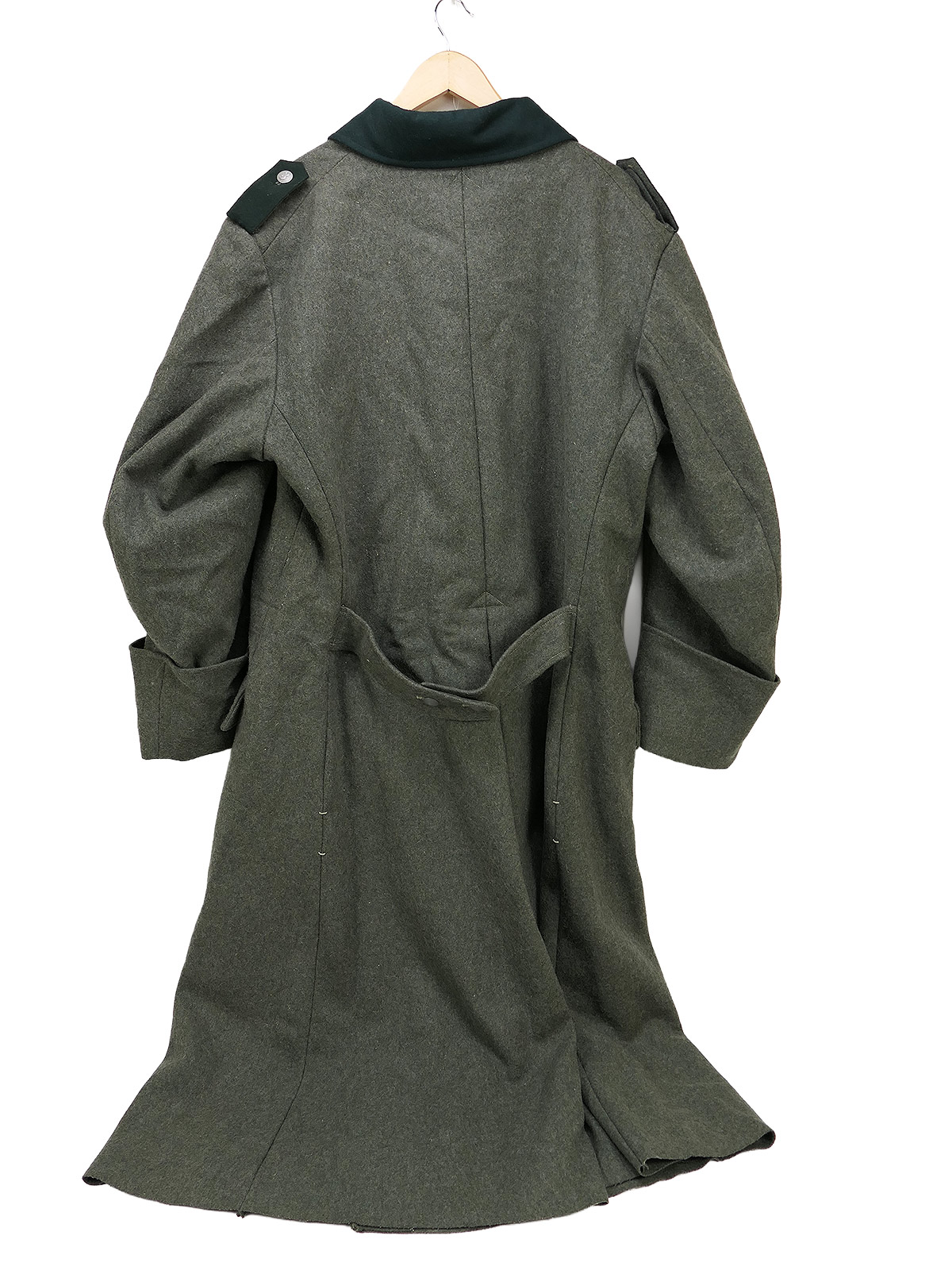 Wehrmacht M36 winter greatcoat, size 58 (XXL), with early epaulettes, 3rd Company  BATTLE WORN
