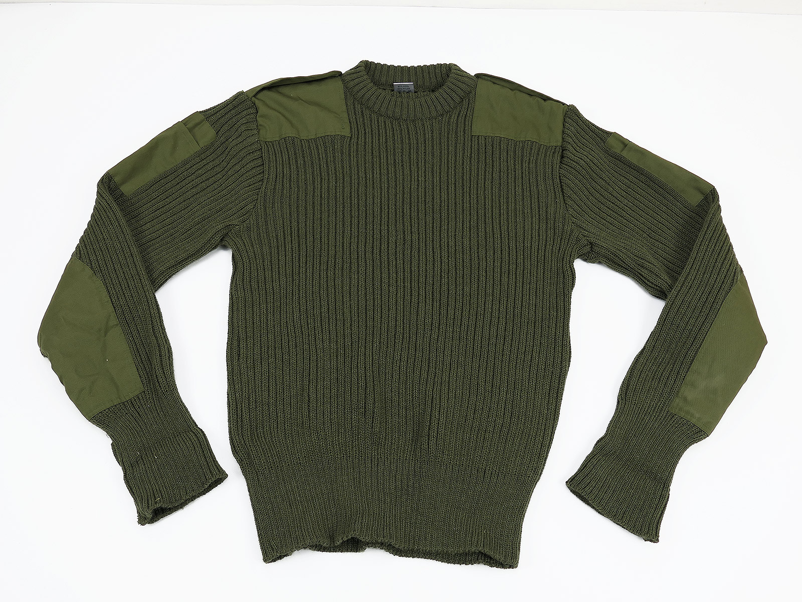 Denmark army woolen field pullover sweatshirt olive DK 2003 size Large