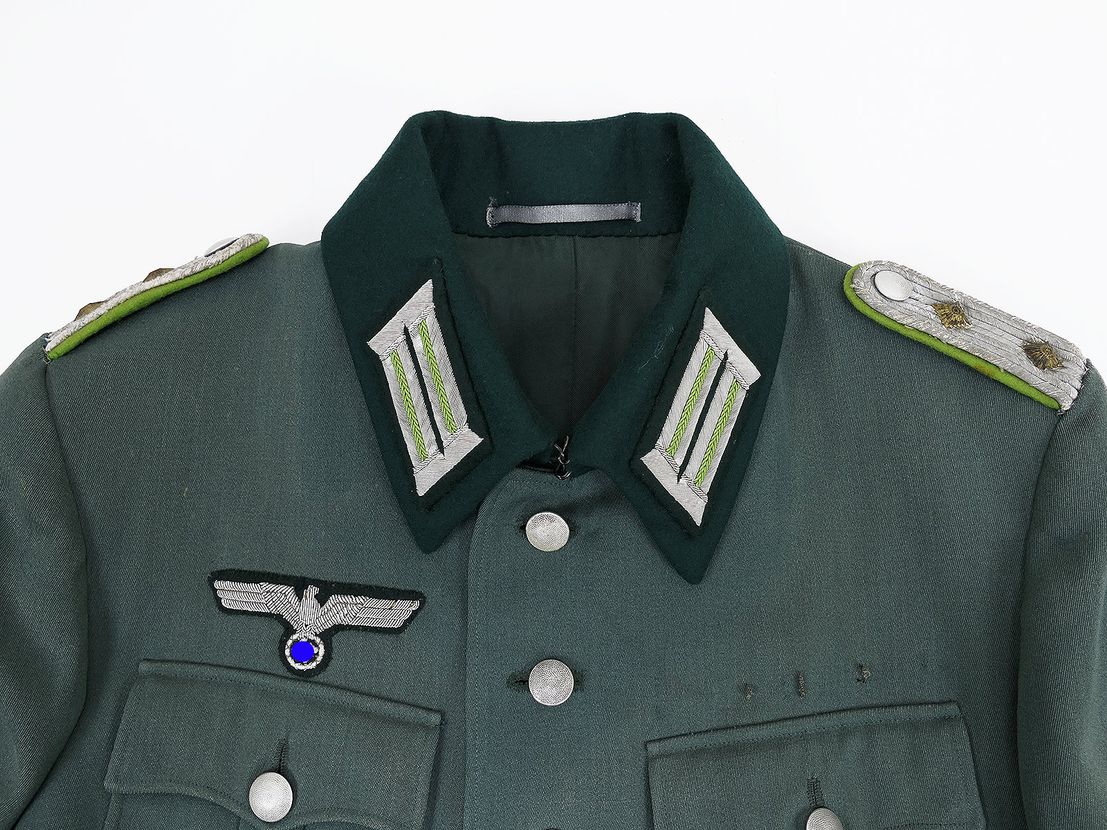 Officer’s Field Jacket, Tunic, PANZERGRENADIER Uniform Jacket, COLLECTION, BATTLE-WORN
