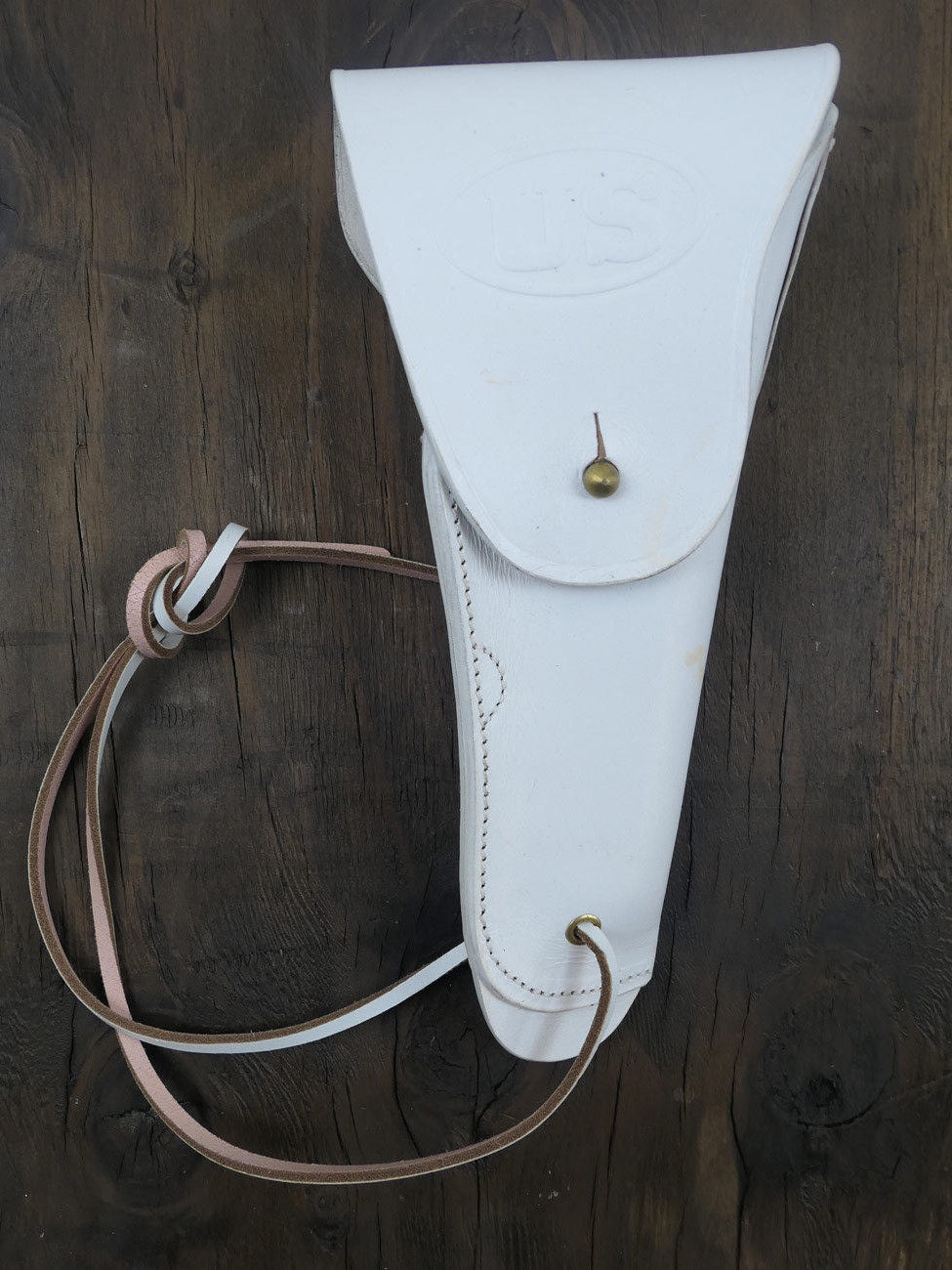 US ARMY COLT 1911 Holster MP Military Police Colt 45 Leather Holster white