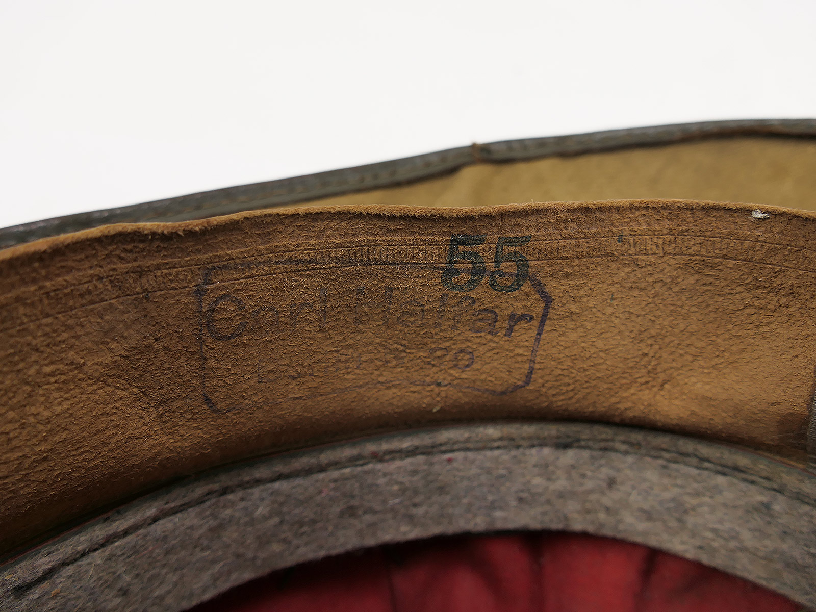 Original tropical helmet, Afrikakorps, Carl Halfar, Wehrmacht, DAK, with dust goggles – COLLECTION