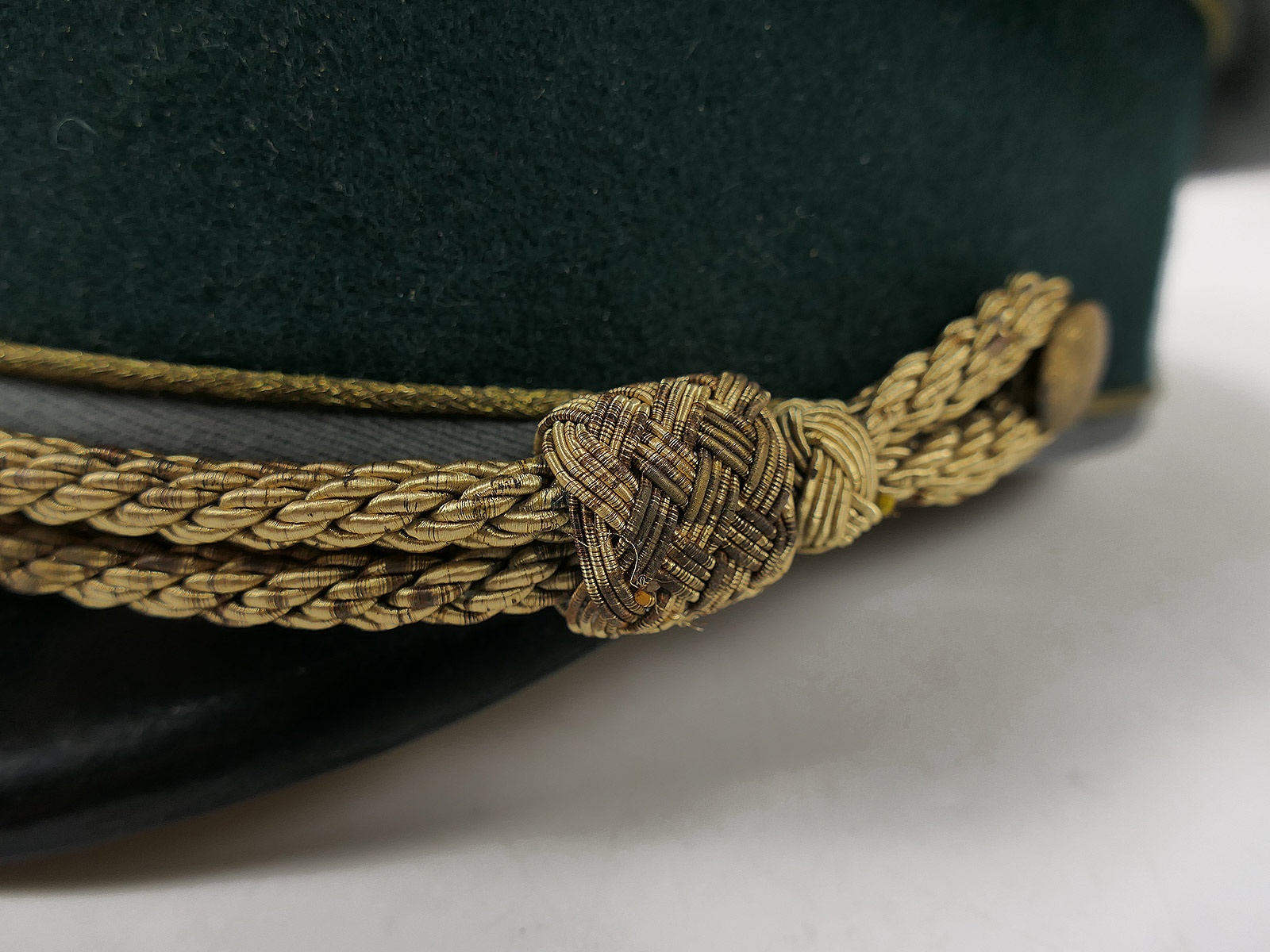 Wehrmacht Early Field Cap, General’s Size 57, Premium Museum-quality reproduction with original silver trim – COLLECTION