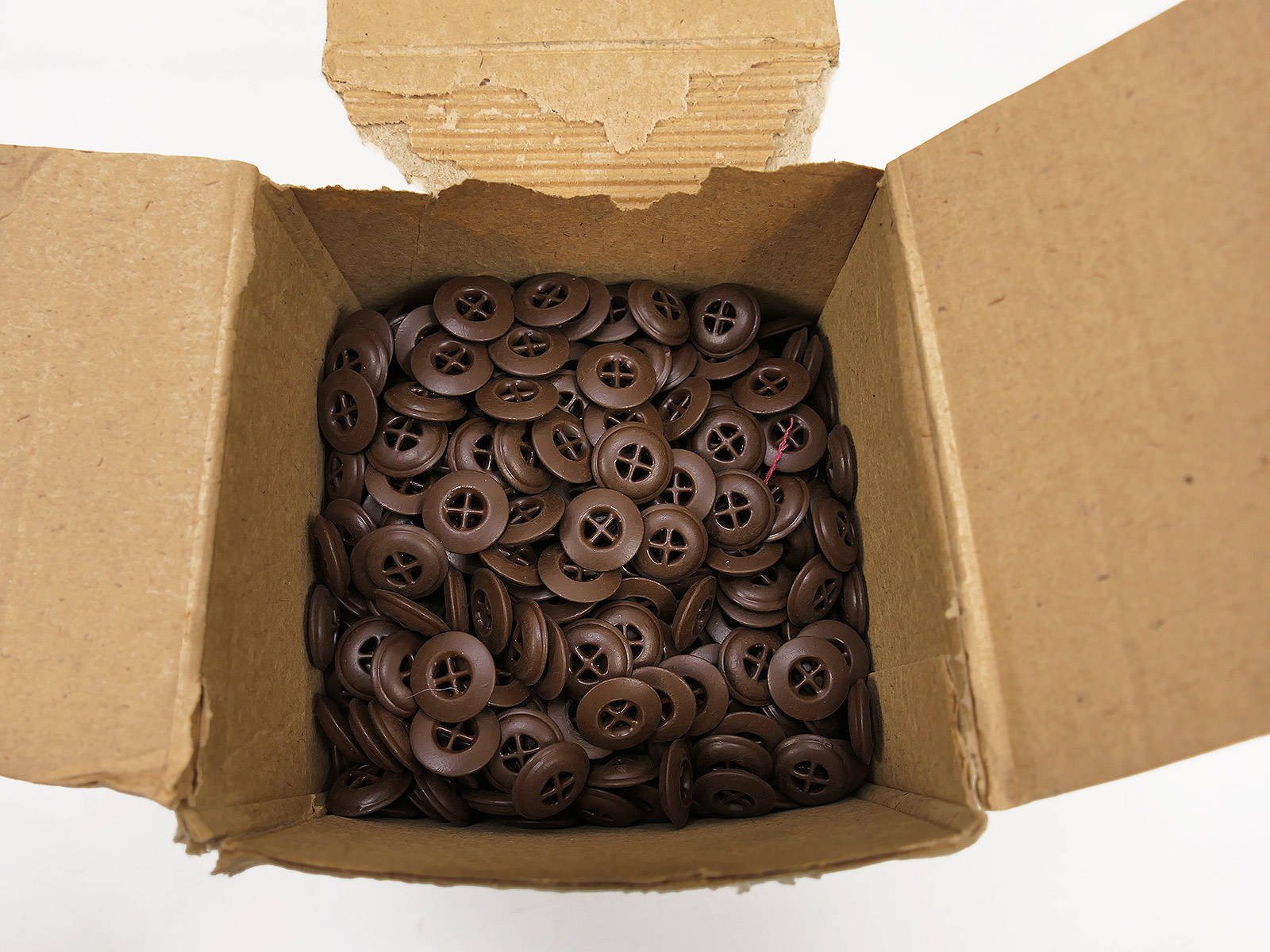 12x pieces buttons brown Afrikakorps Luftwaffe uniform 17mm DAK tropics