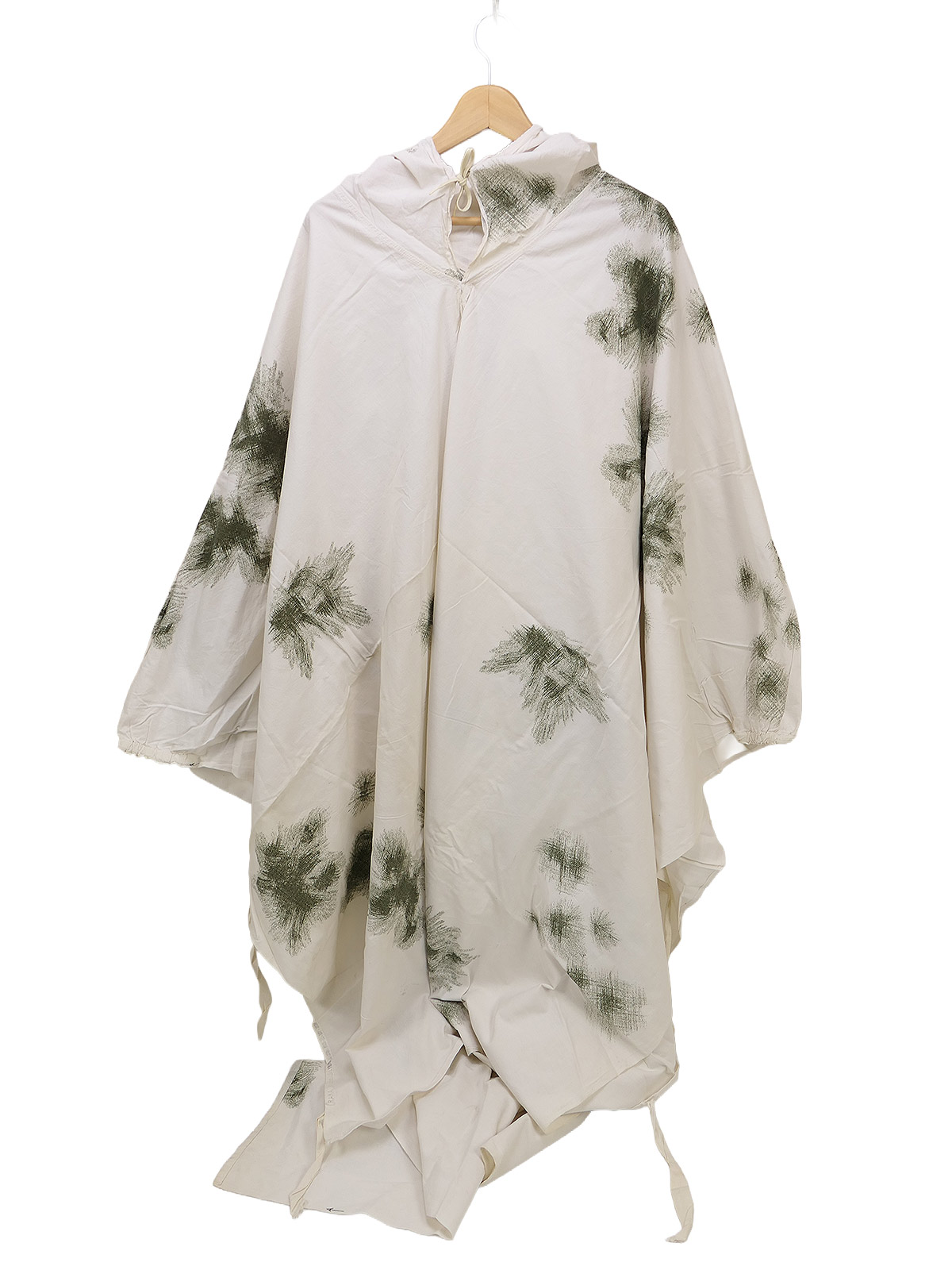 1x Poncho, Winter Camouflage, ARDENNES EAST FRONT, Snow Camouflage, Winter Additional Clothing, Smock
